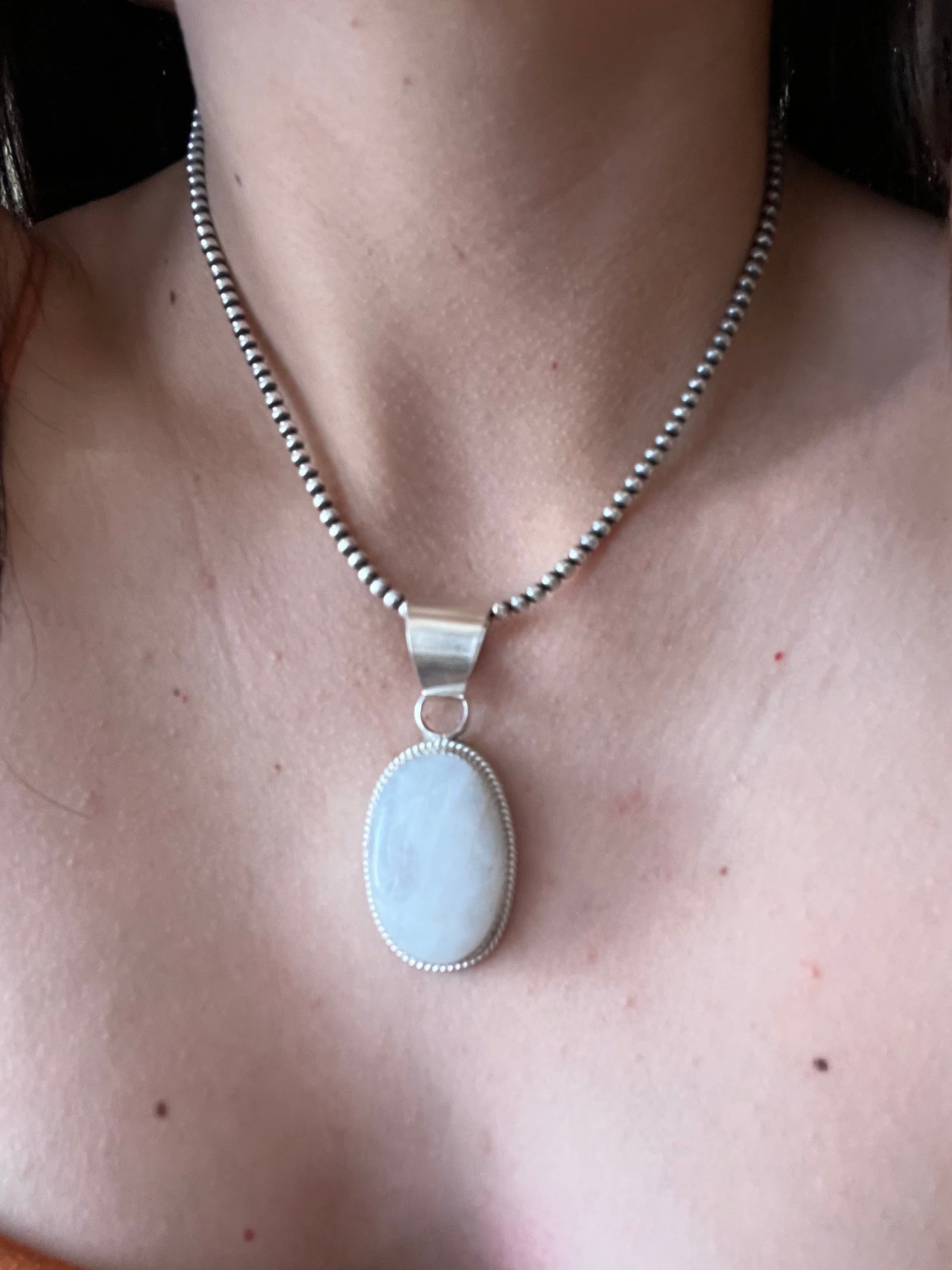 Reda Galvan Moonstone & Sterling Silver Pendant