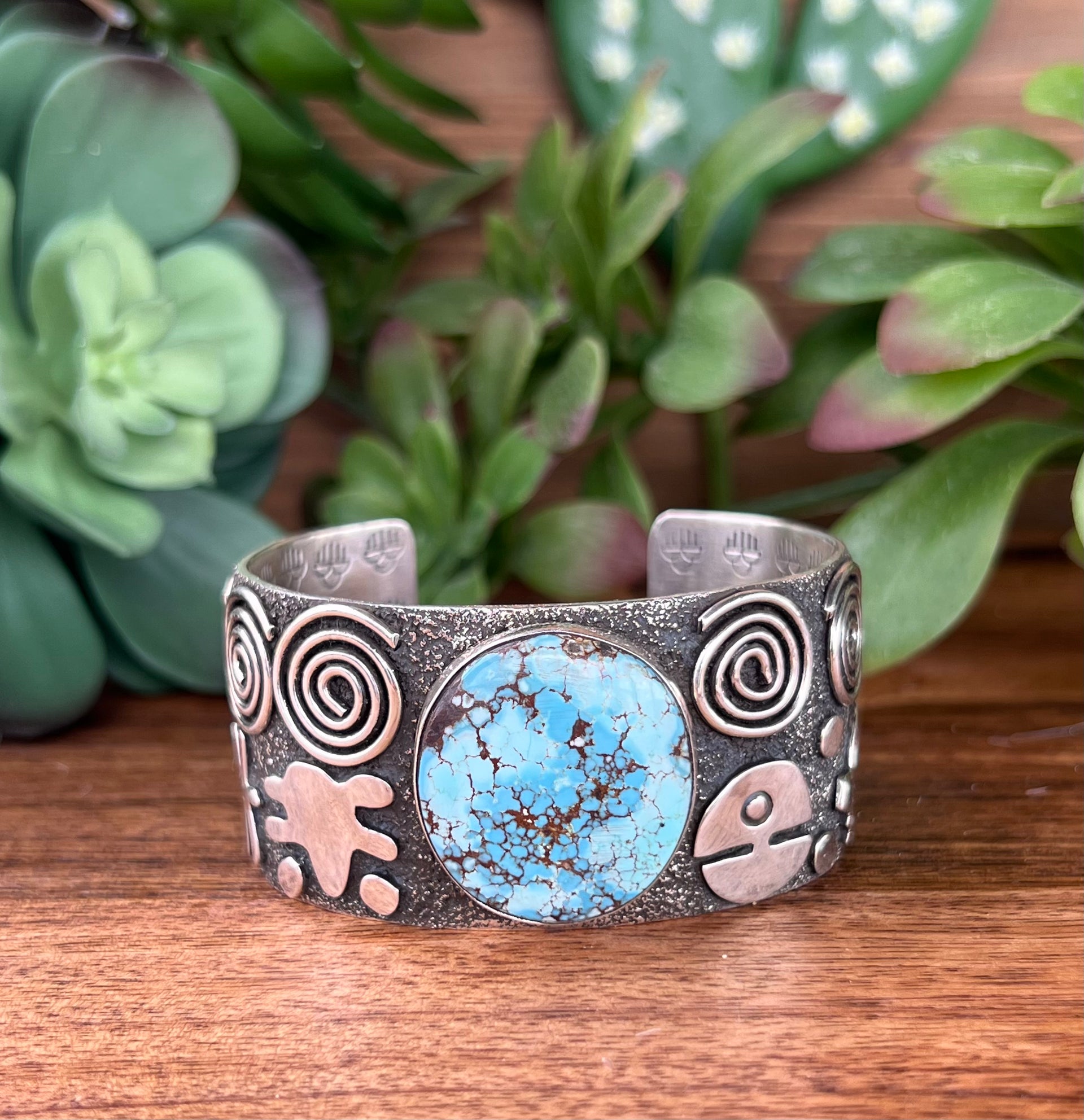 Alex Sanchez Golden Hill’s Turquoise & Sterling Silver Cuff Bracelet