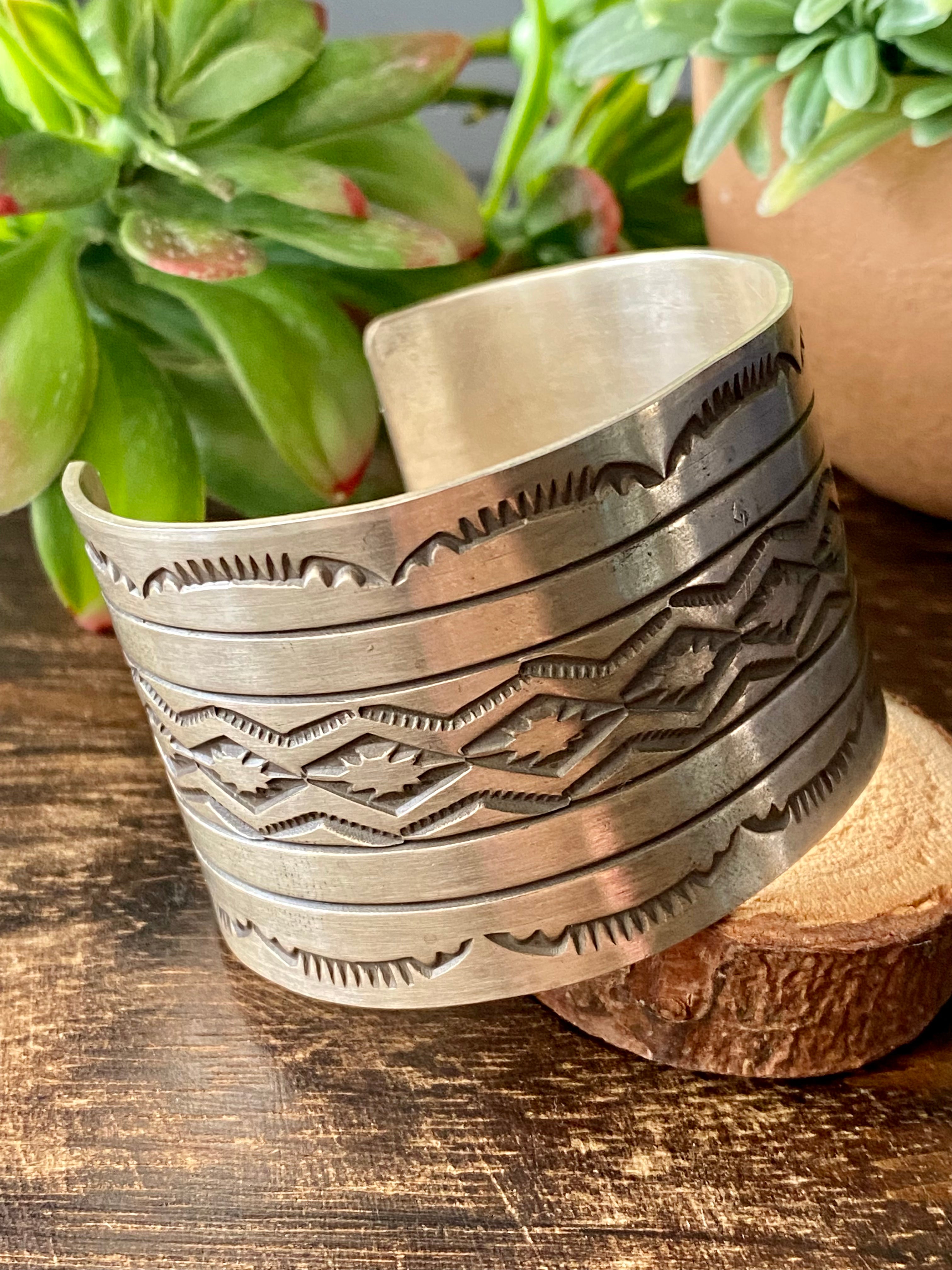 Rick Enriquez Sterling Silver Cuff Bracelet