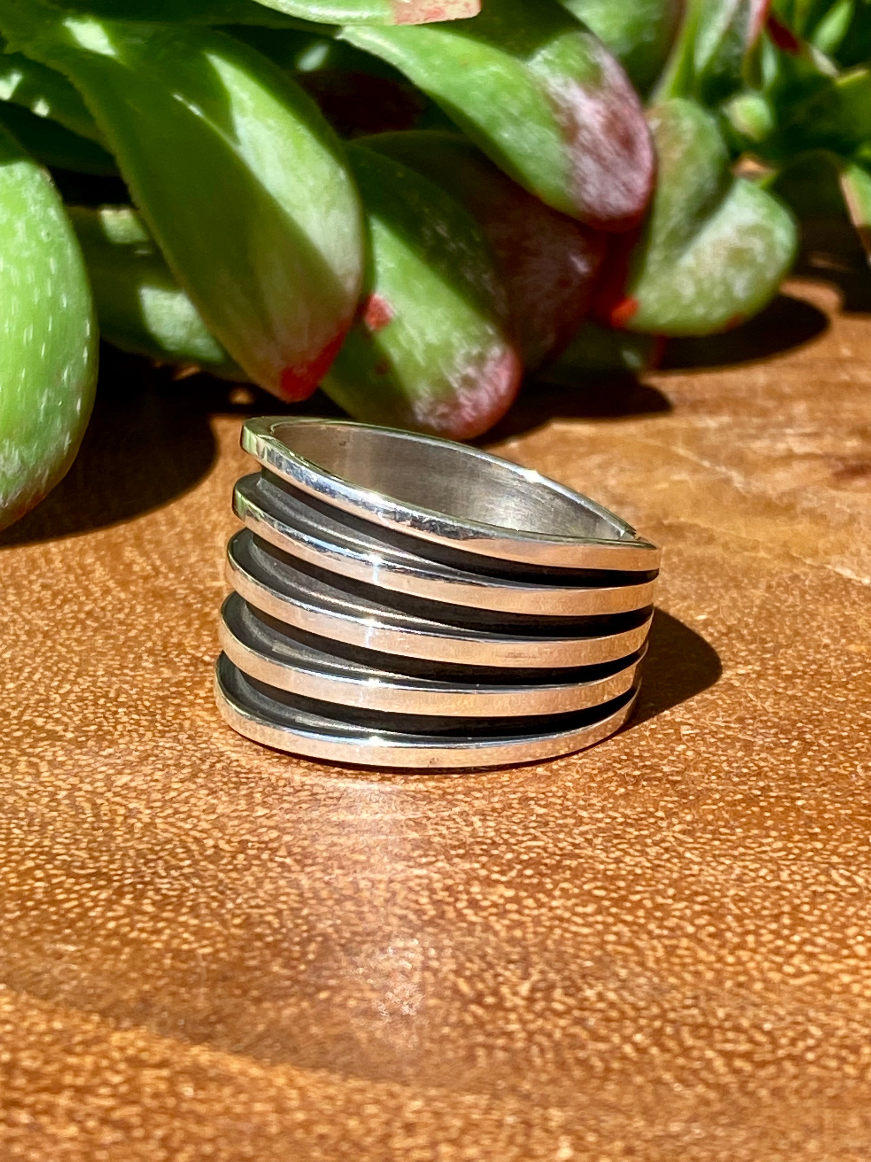 Tom Hawk Sterling Silver Ring Size 12.25
