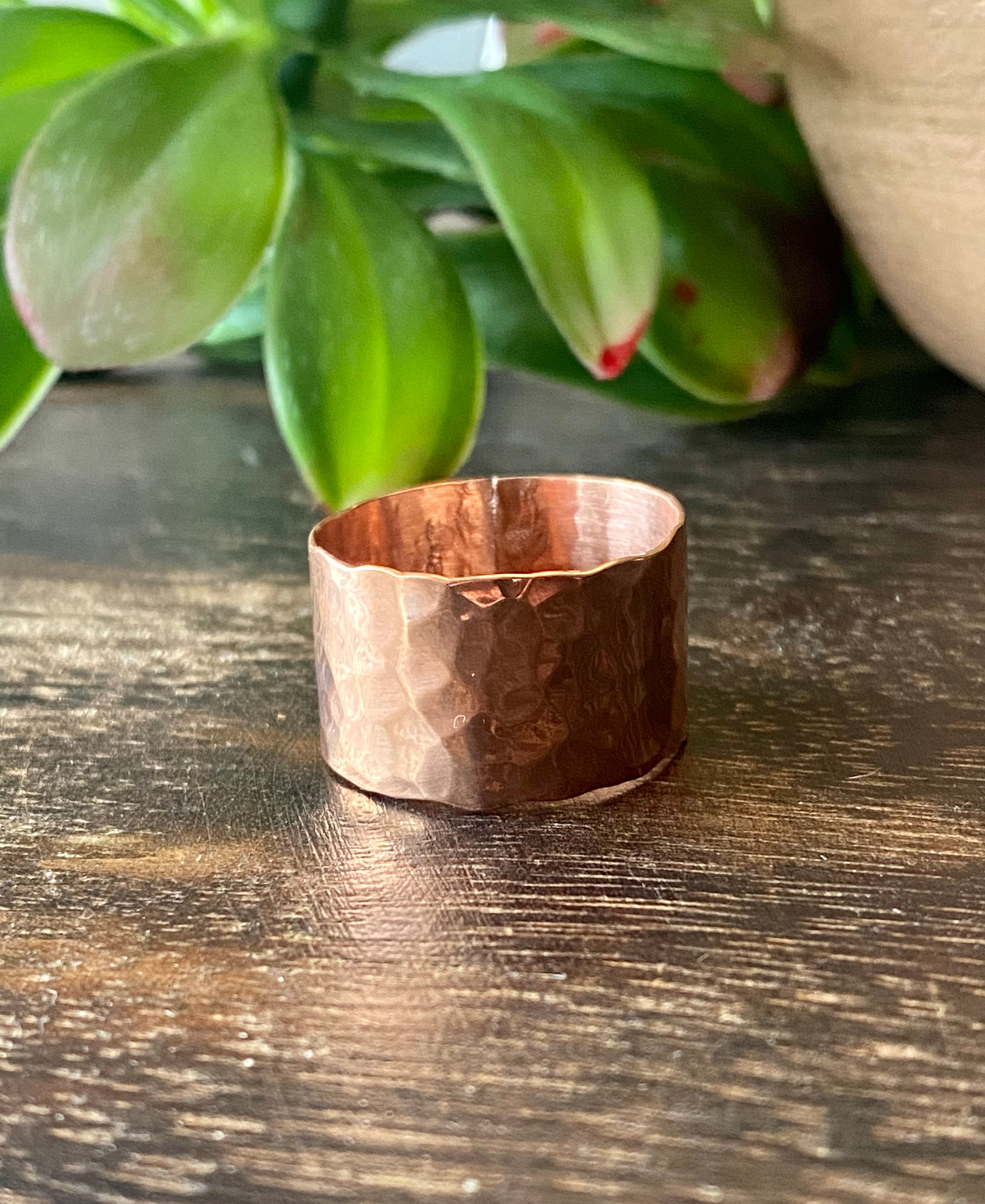 Navajo Made Copper Ring Size 14