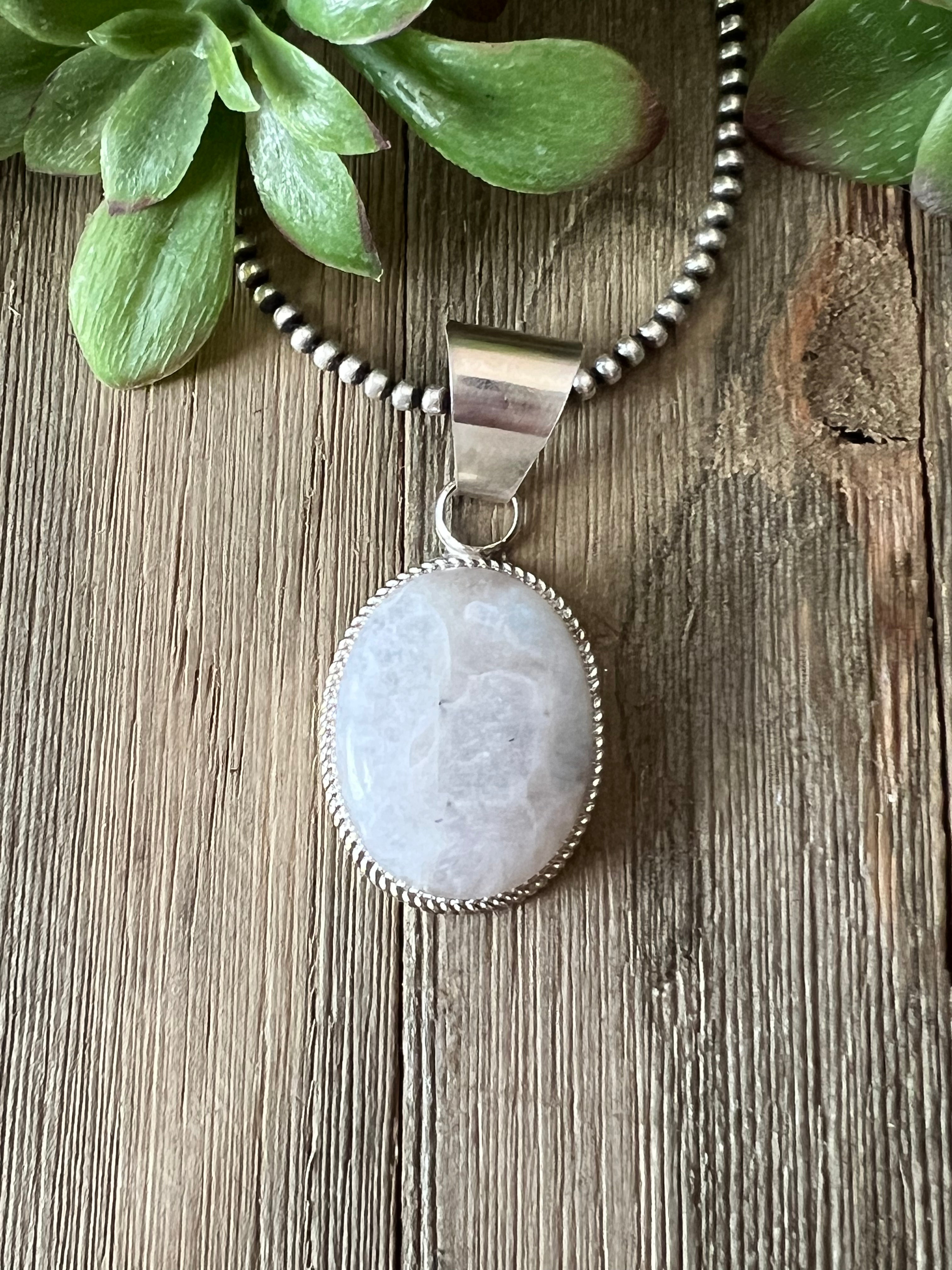 Reda Galvan Moonstone & Sterling Silver Pendant