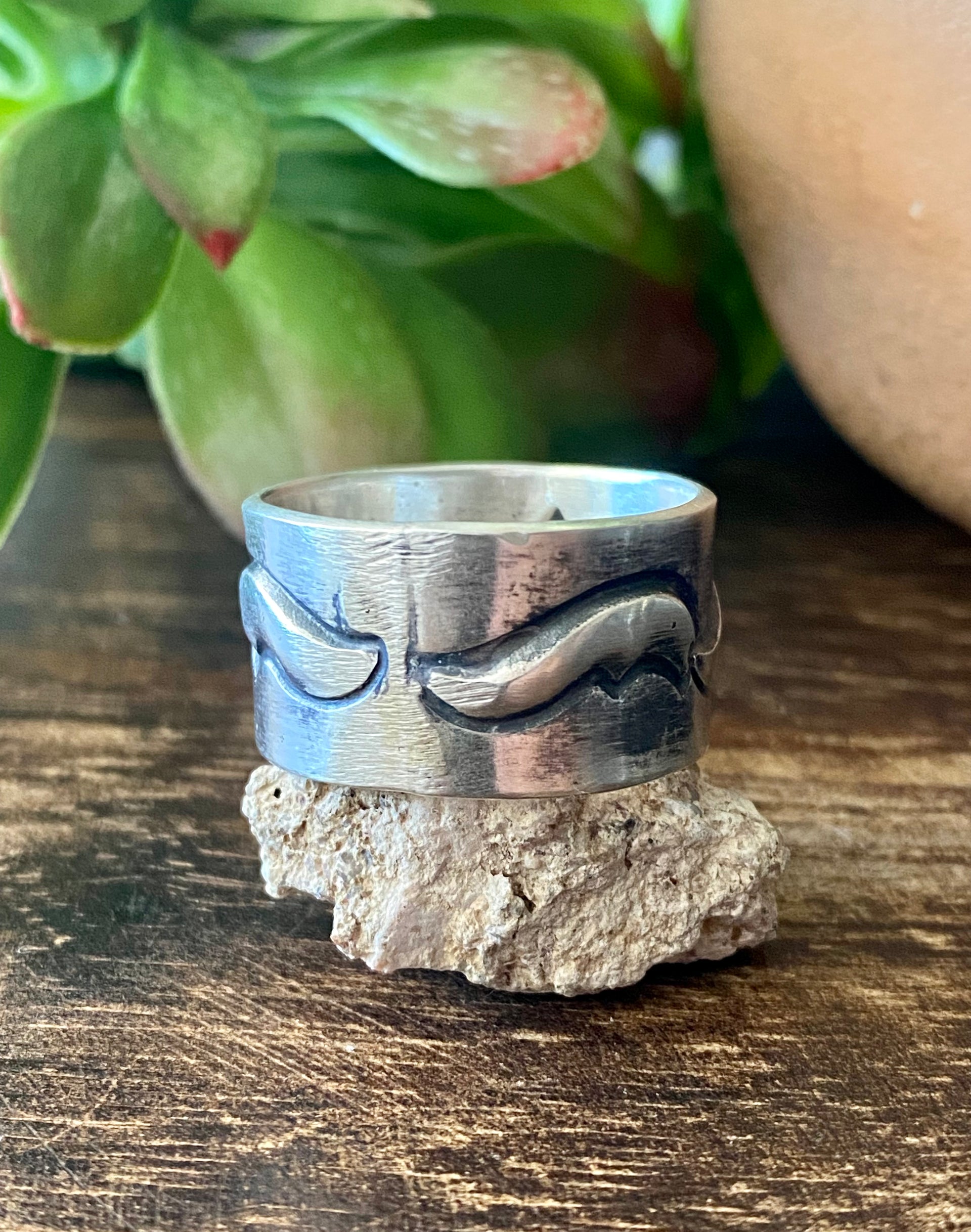 Alex Sanchez Sterling Silver Ring Size 11.75