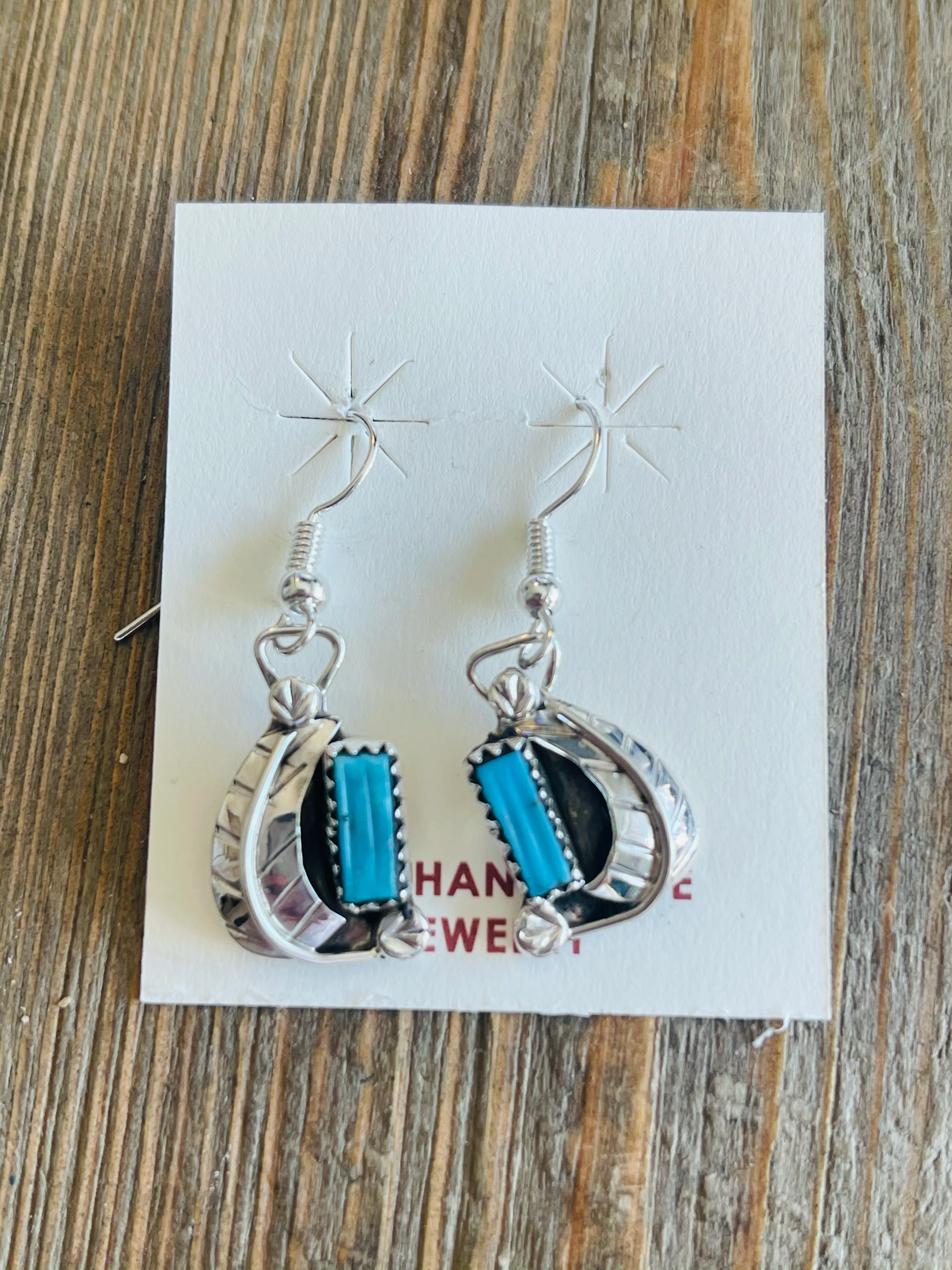 Amy Locaspino Turquoise & Sterling Silver Dangles