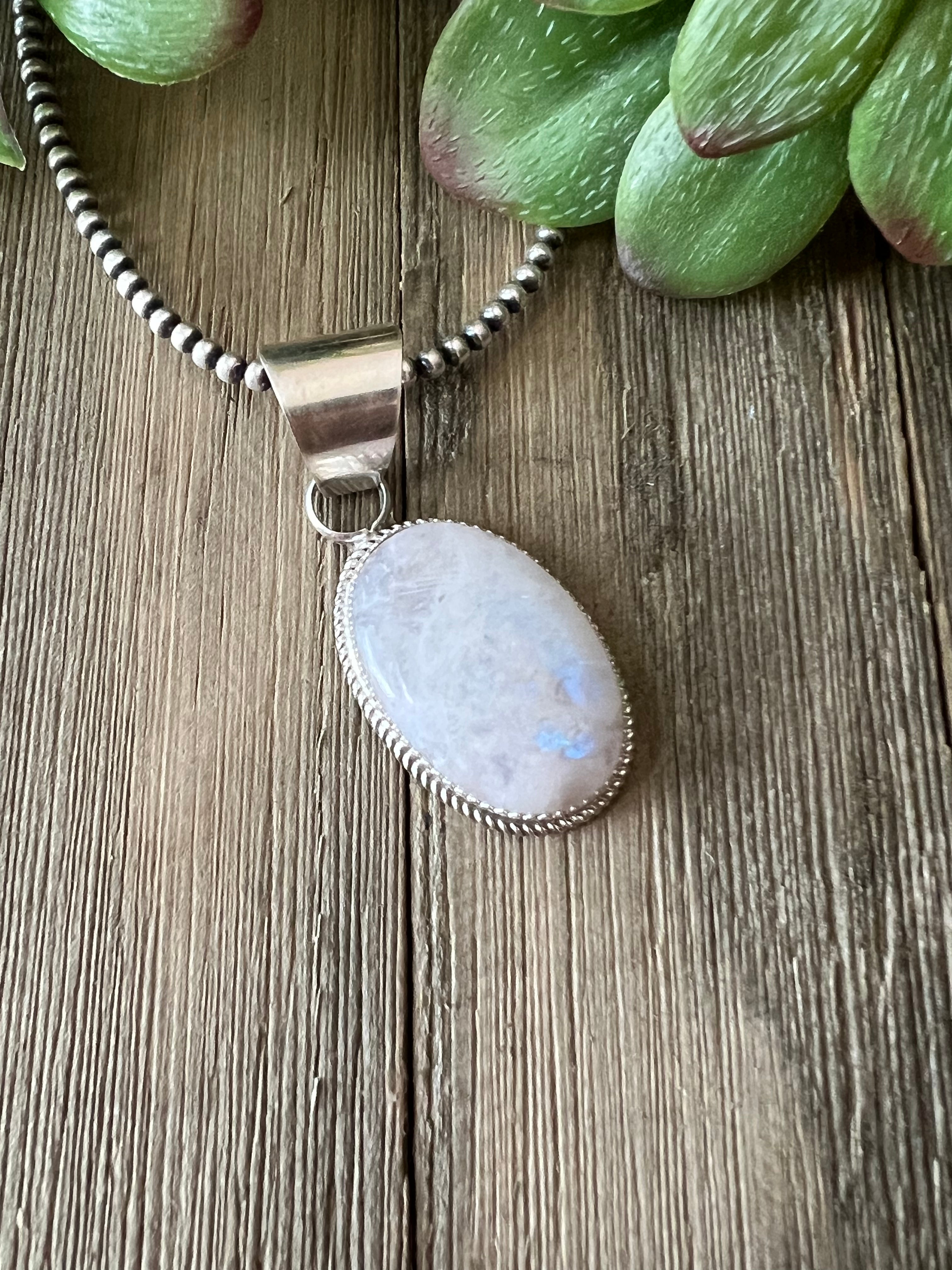 Reda Galvan Moonstone & Sterling Silver Pendant