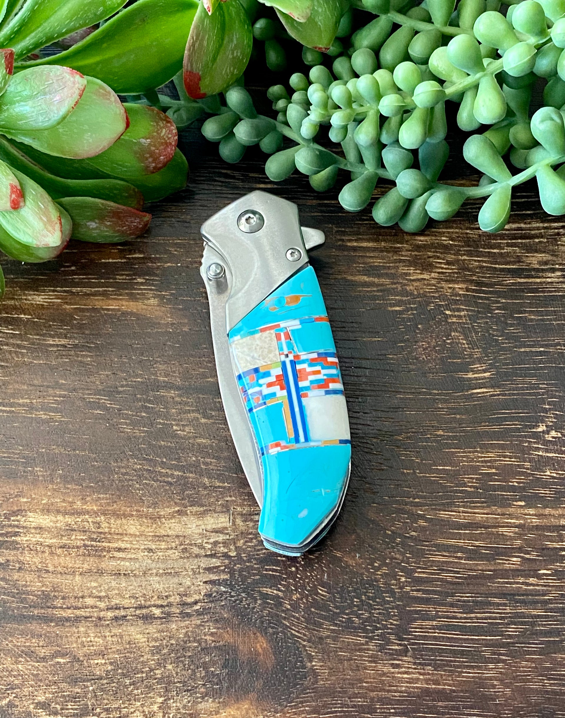 Southwest Made Stainless Steel Pocket Knife