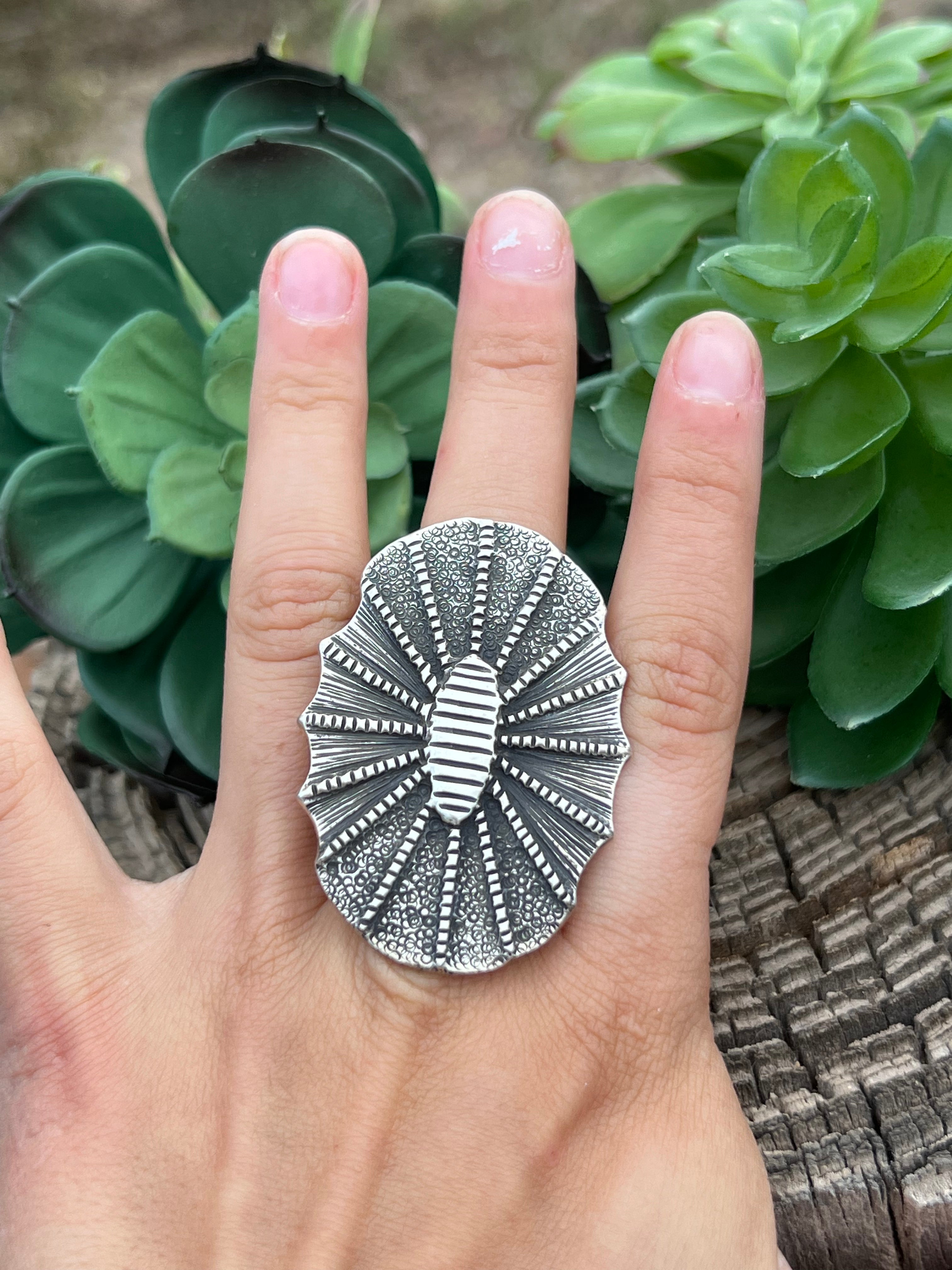 Navajo Sterling Silver Ring Size 9.25