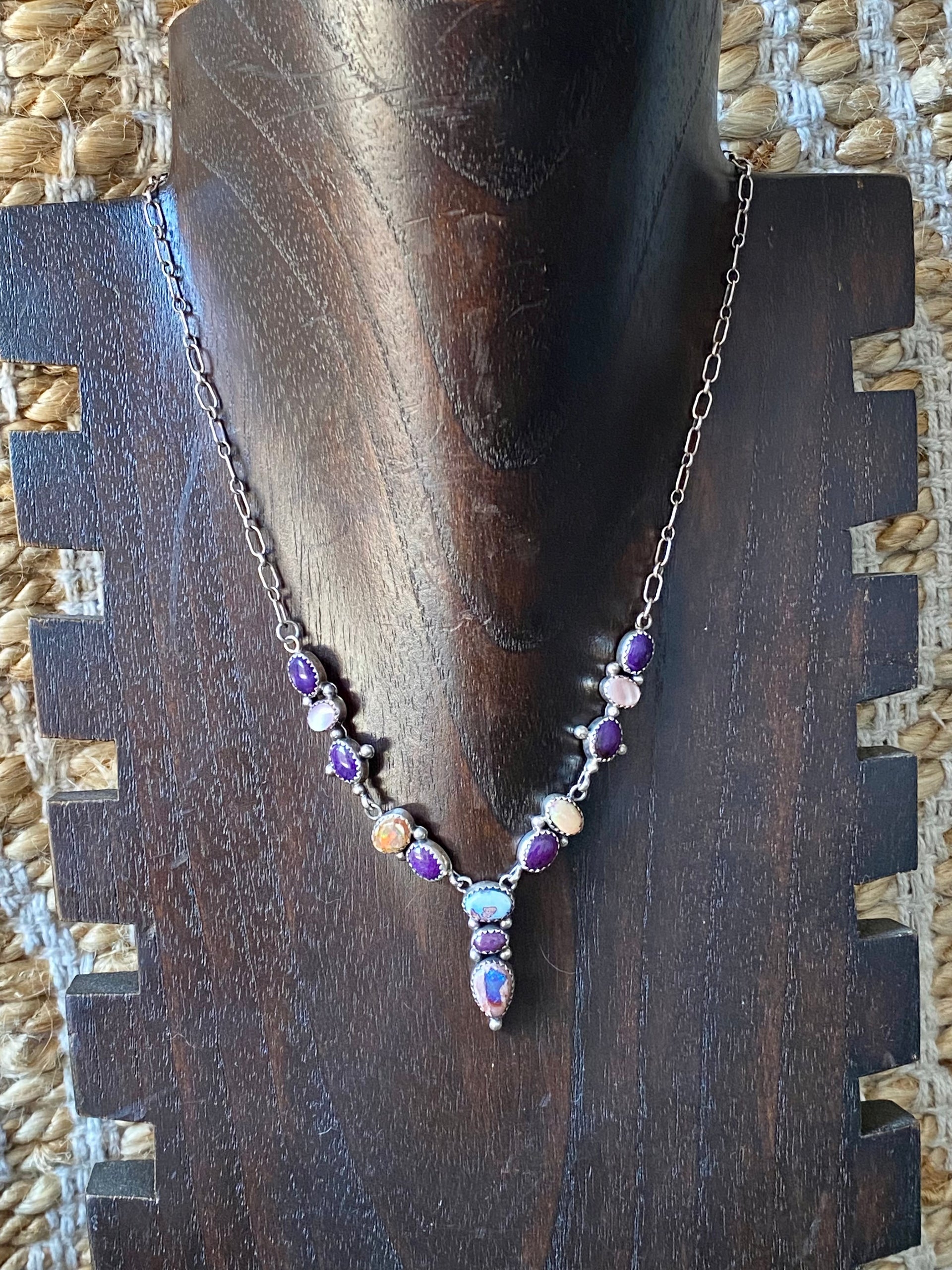 Kay Johnson Multi Stone & Sterling Silver Necklace Set