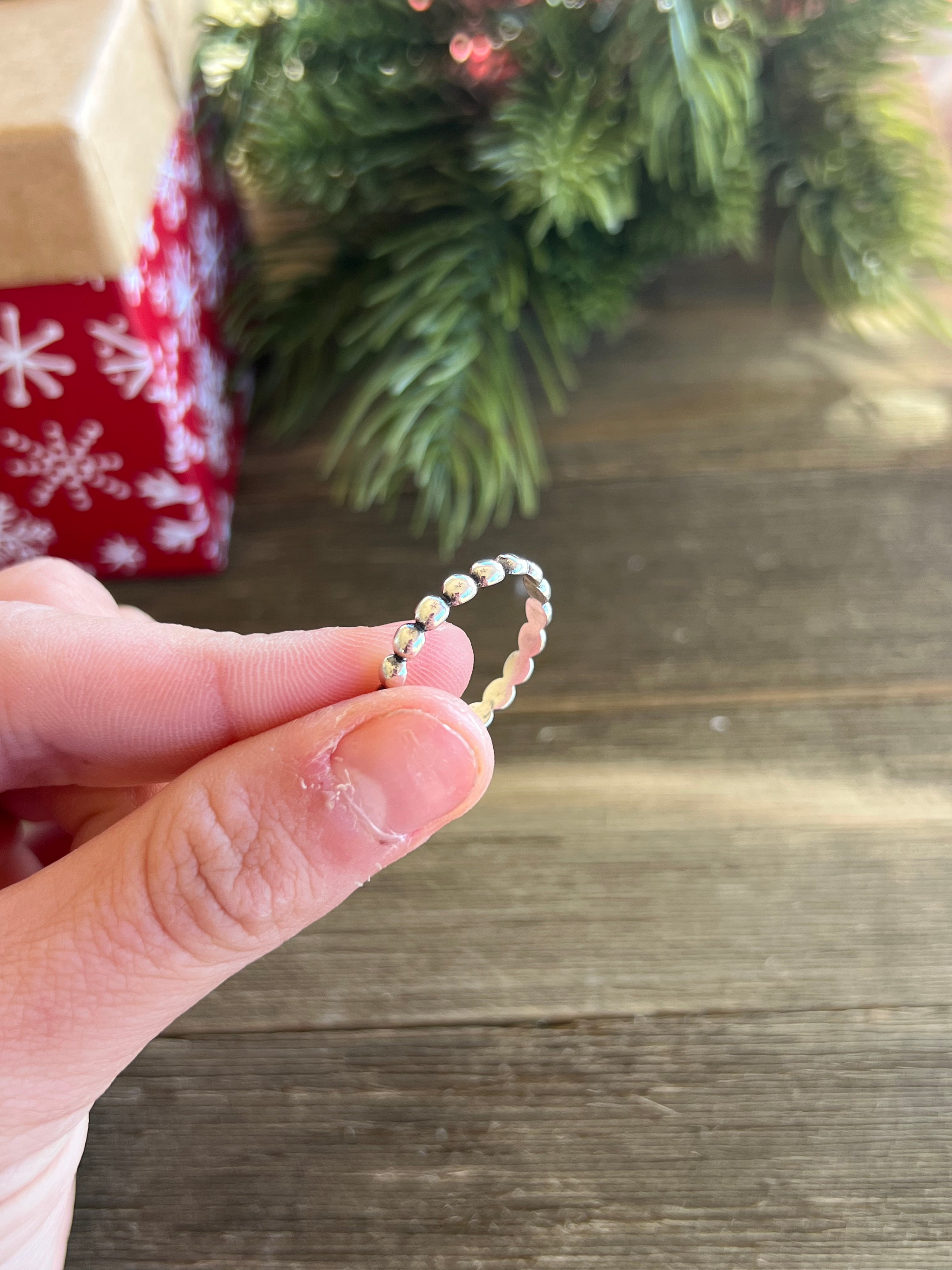 Southwest Made 3 MM Sterling Silver Stacker Ring