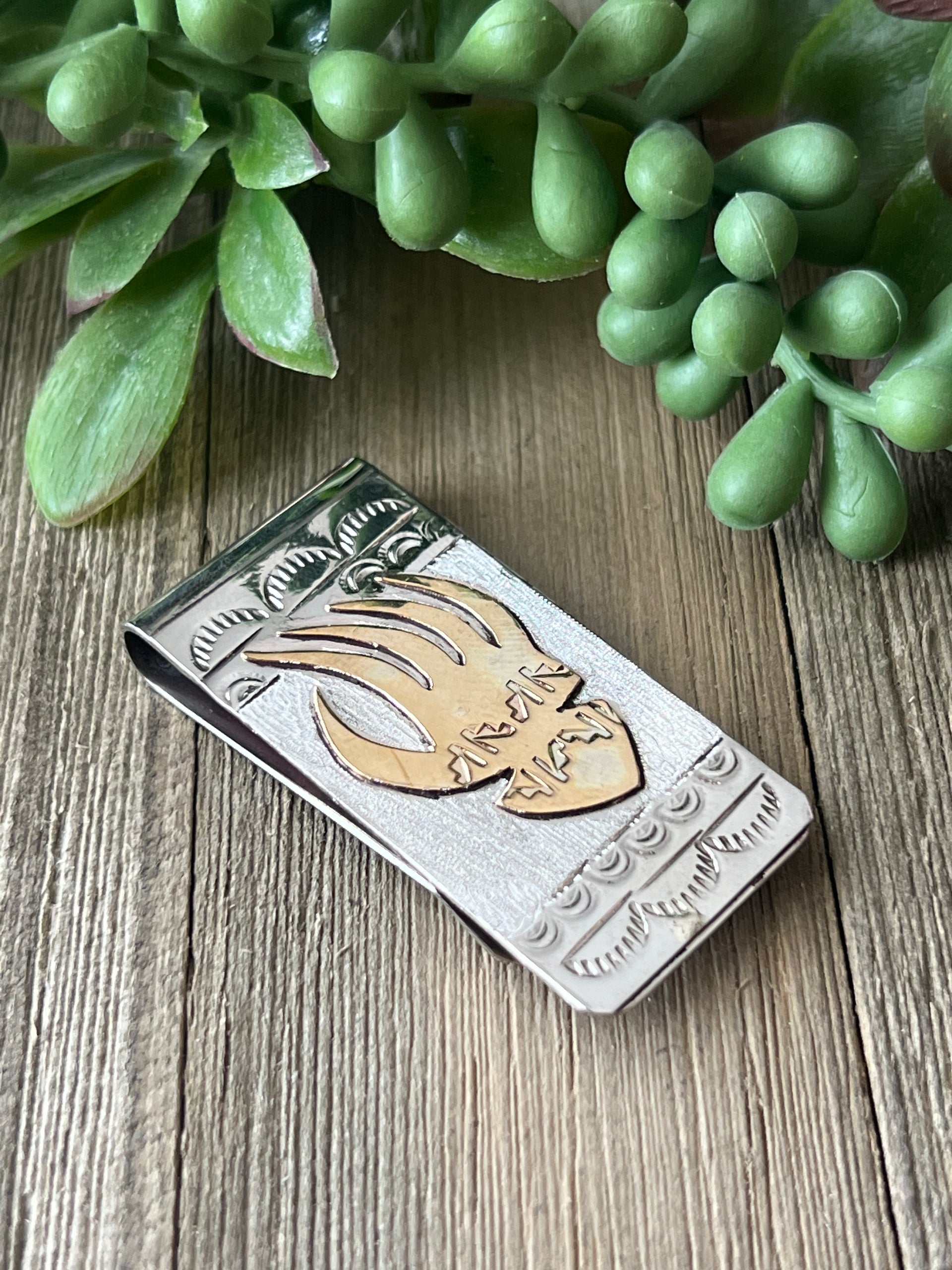 Genevieve Jones 12K Gold Filled & Sterling Silver Money Clip