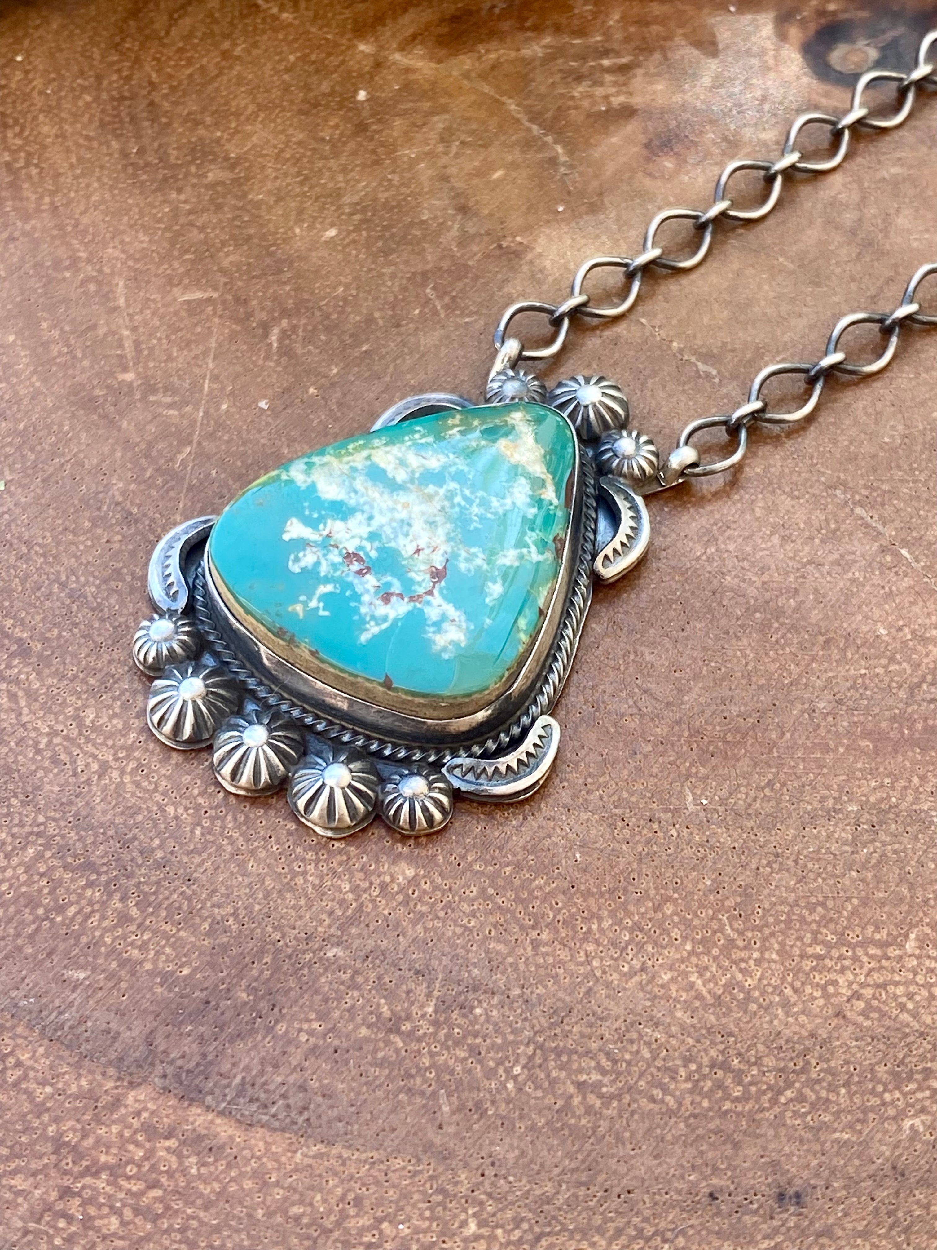 Randy Boyd Royston Turquoise & Sterling Silver Necklace