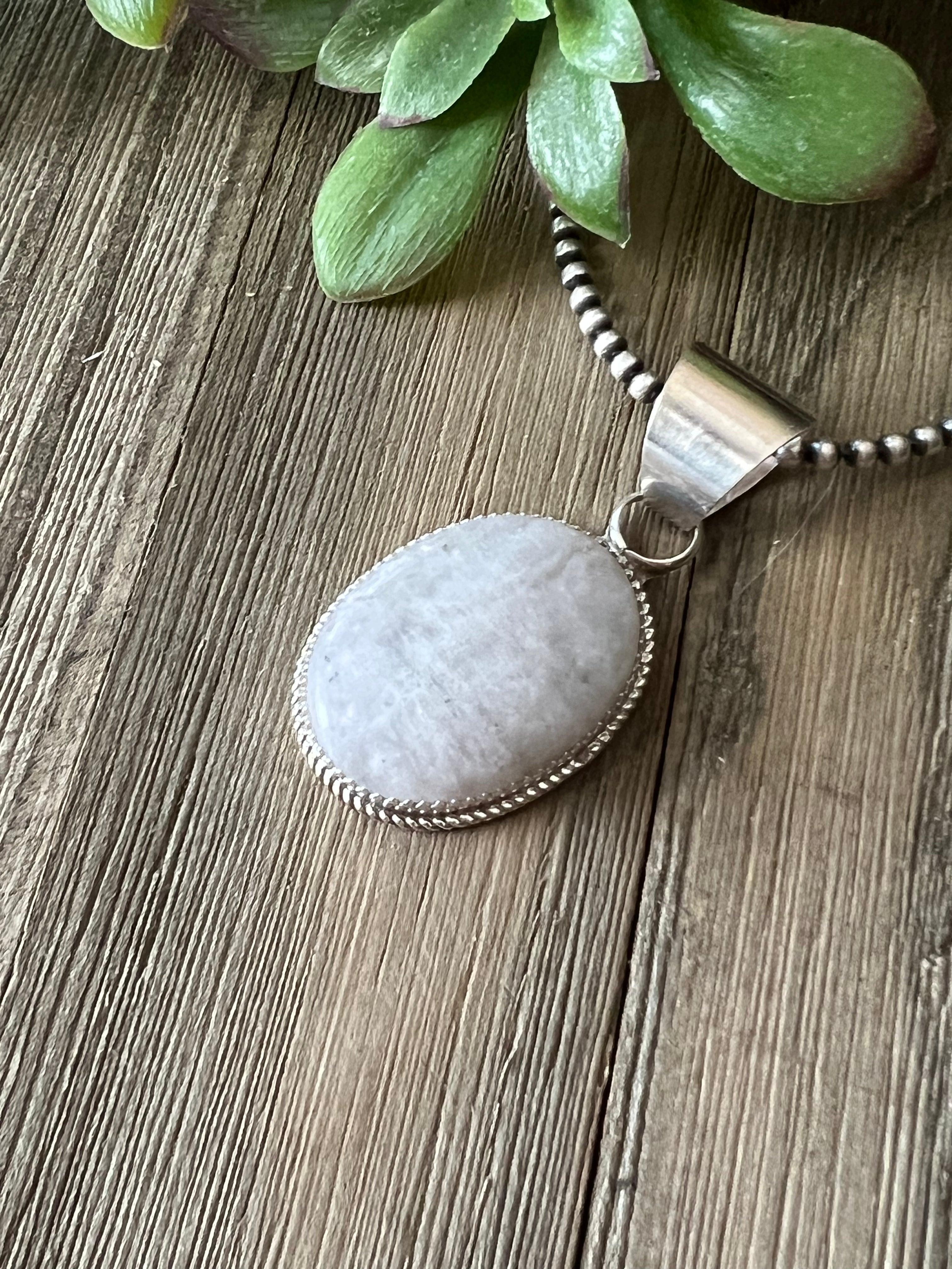 Reda Galvan Moonstone & Sterling Silver Pendant