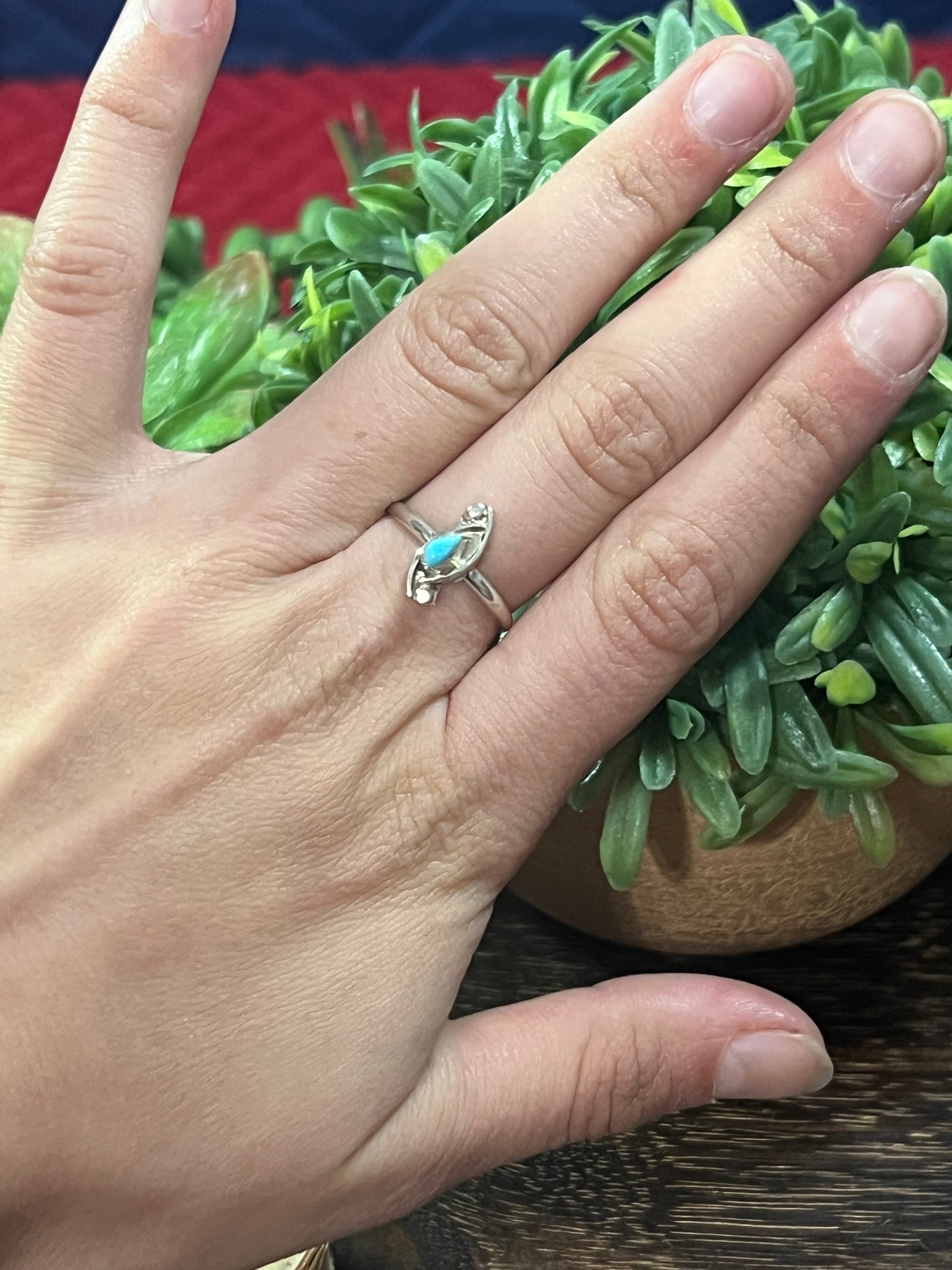 Navajo Made Sterling Silver Ring