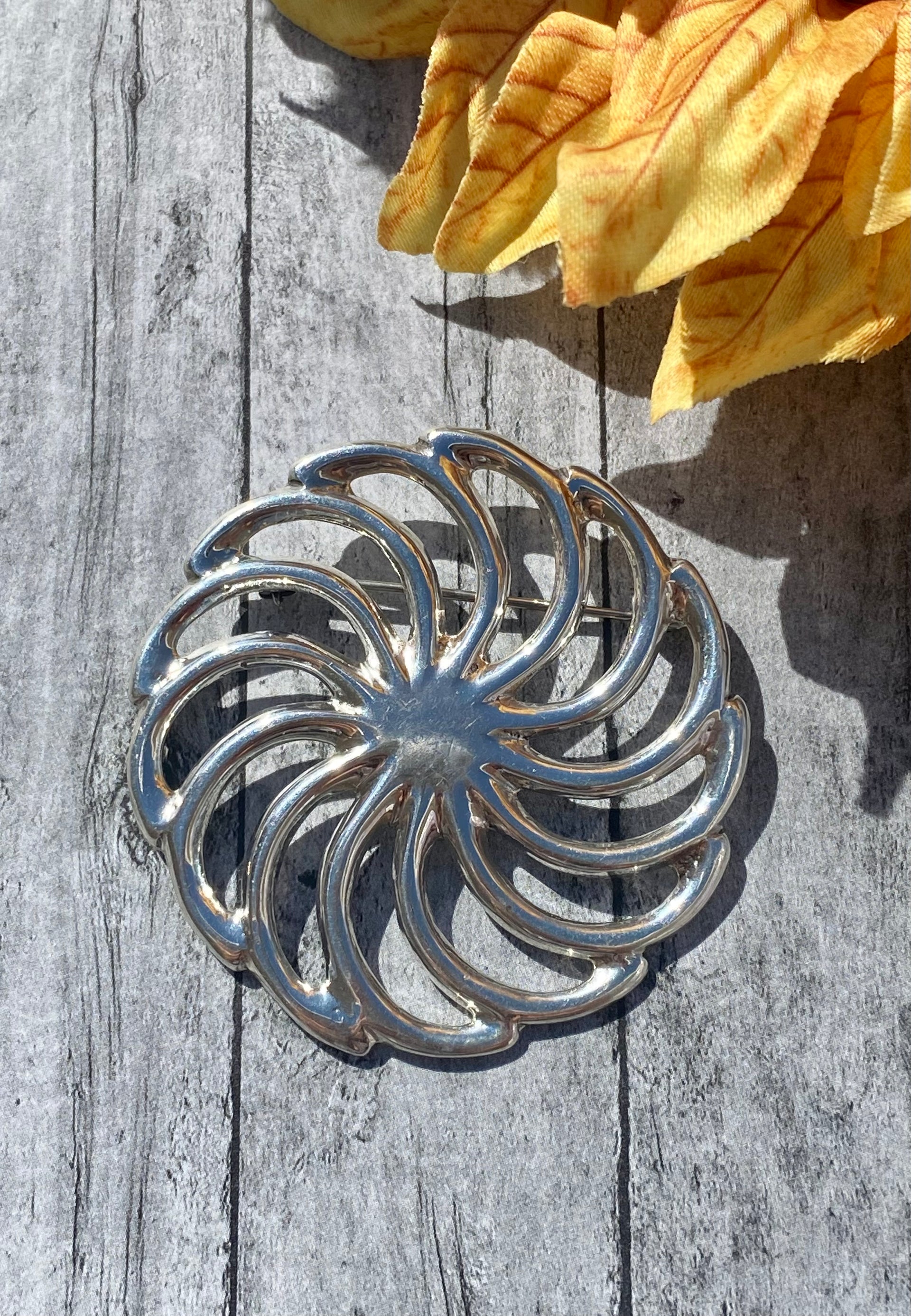 Navajo Made Sterling Silver Pin