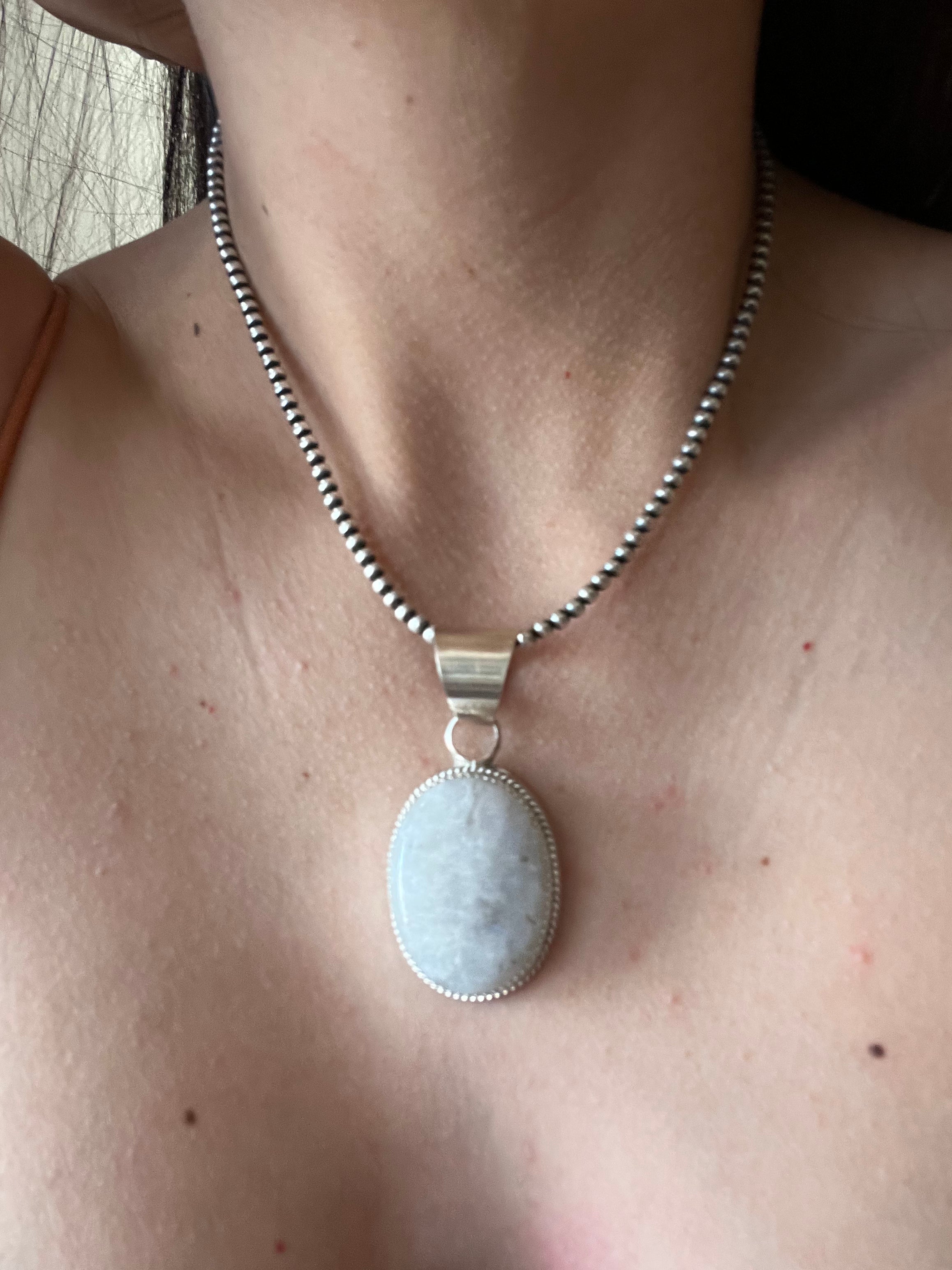 Reda Galvan Moonstone & Sterling Silver Pendant