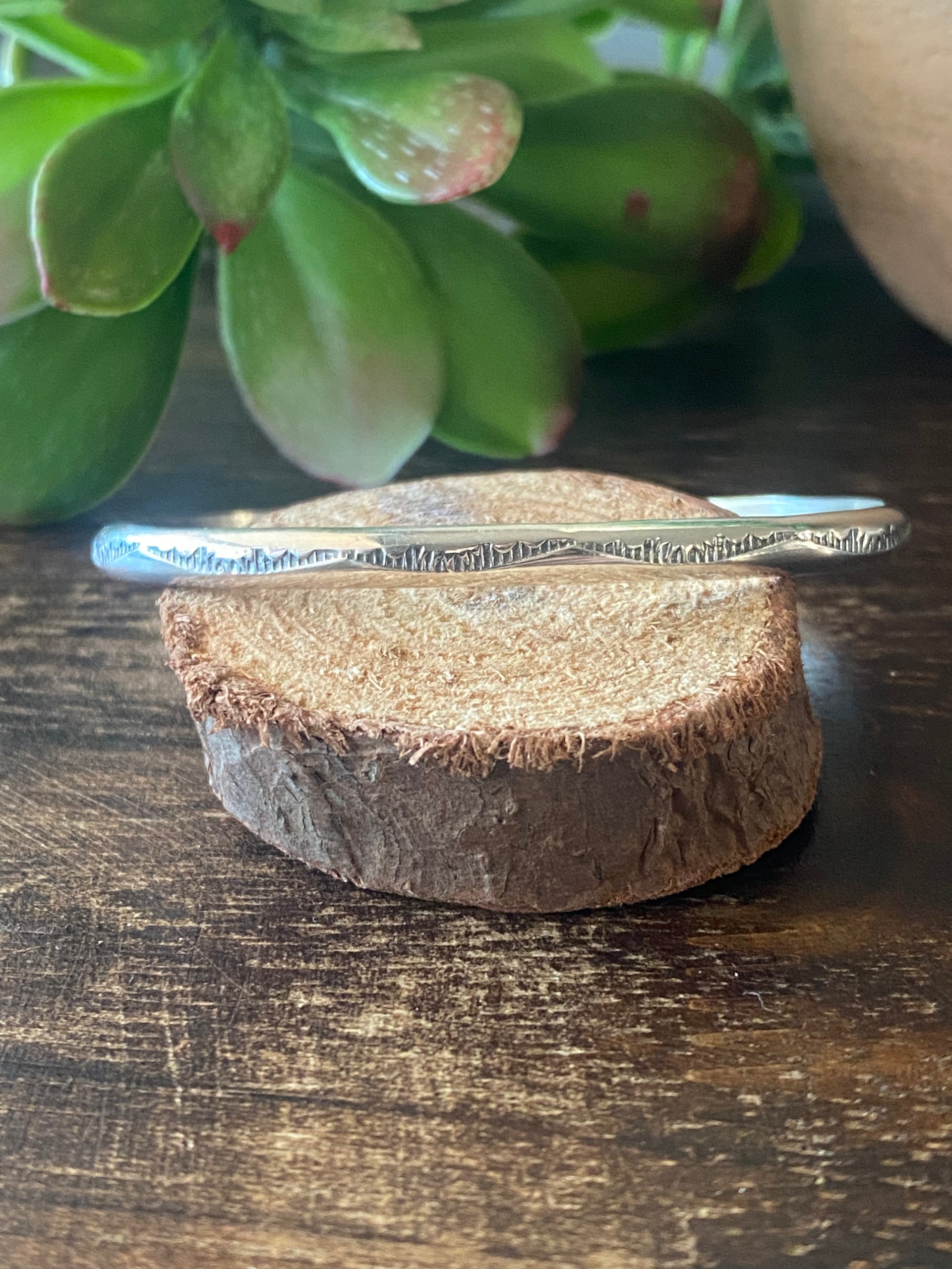 Navajo Made Sterling Silver Cuff Bracelet