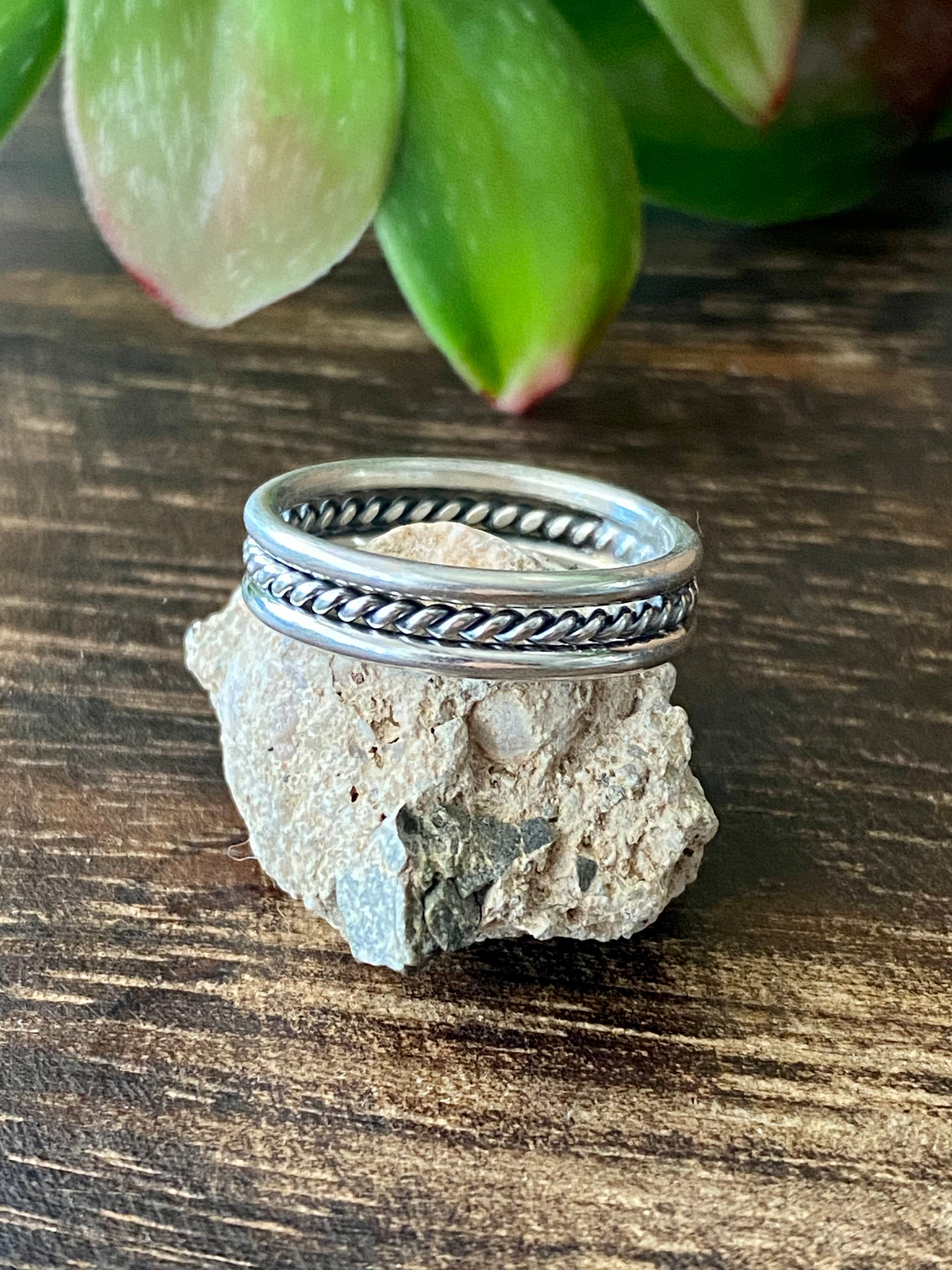 Navajo Made Sterling Silver Ring Size 6.5