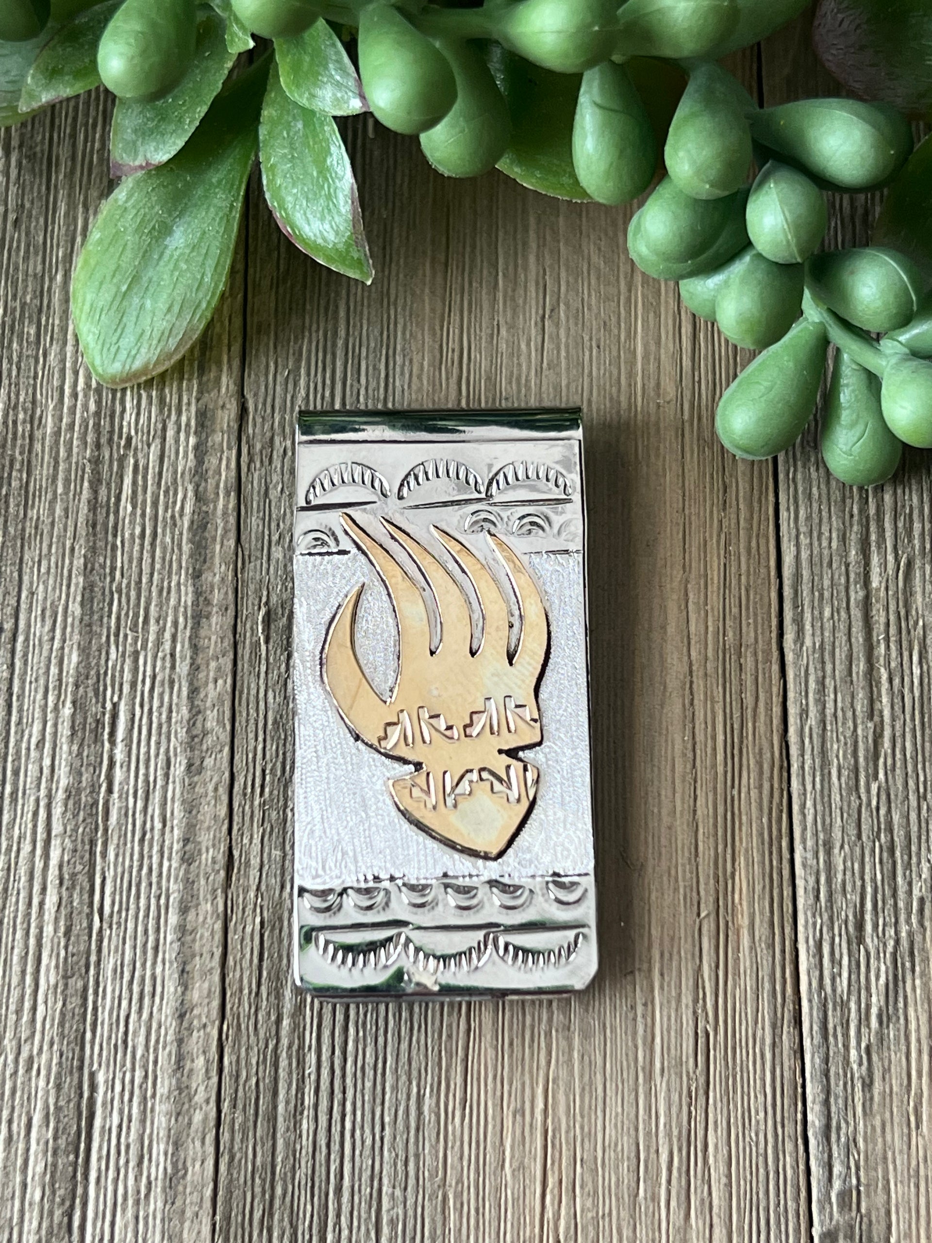Genevieve Jones 12K Gold Filled & Sterling Silver Money Clip
