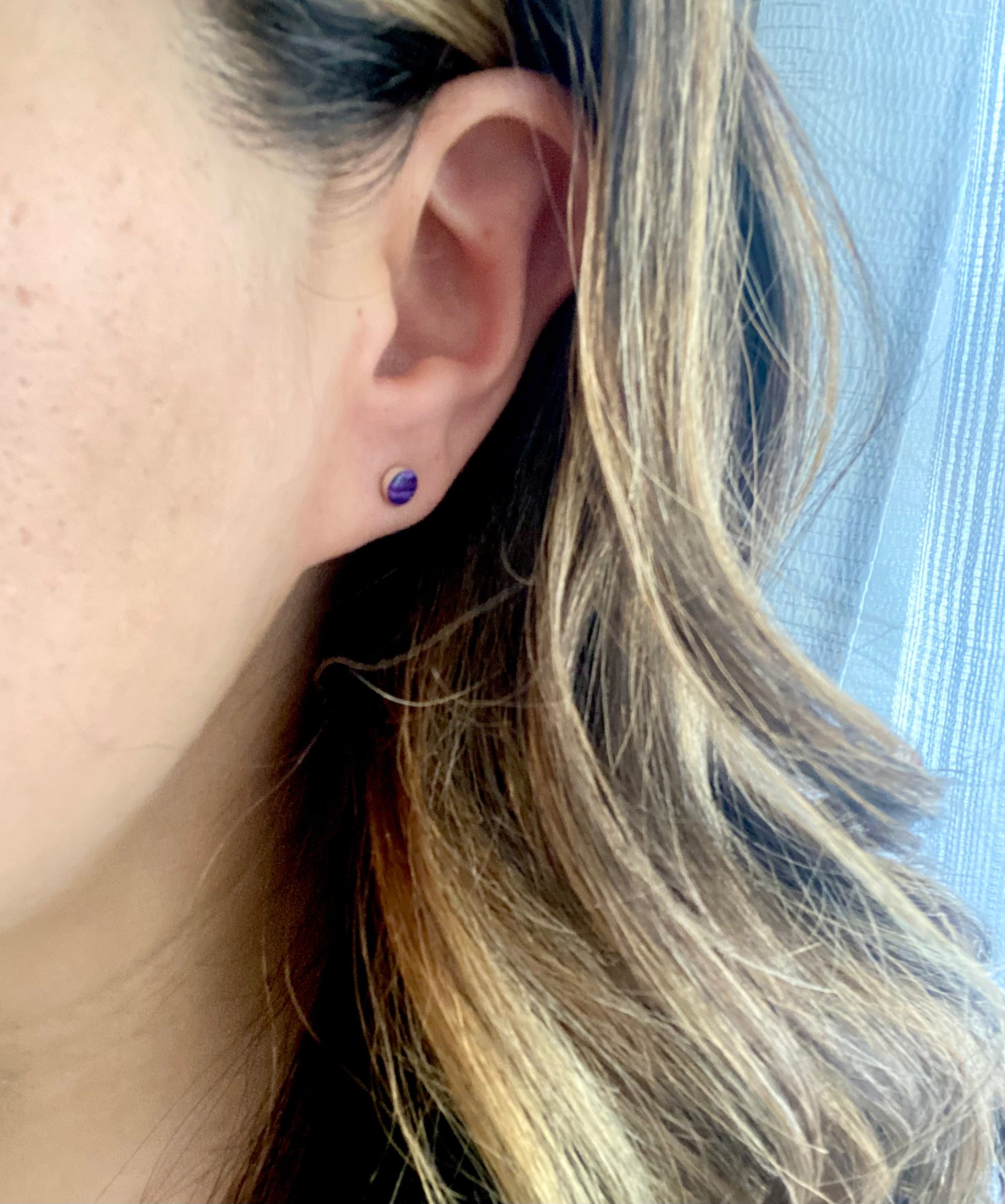 Angie Rosetta Sterling Silver Studs Earrings