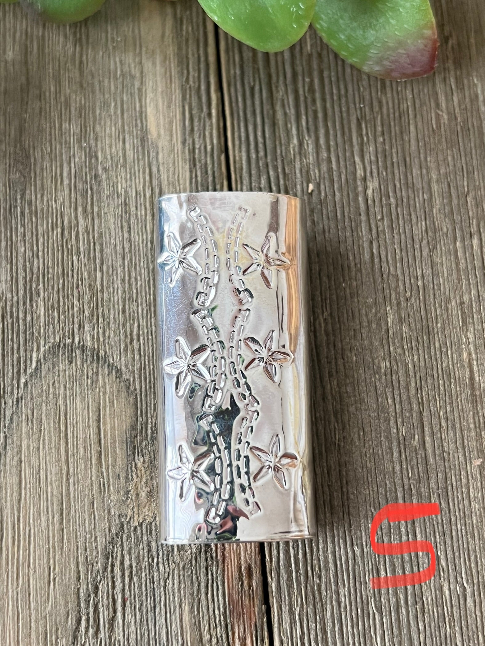 Navajo Made Sterling Silver Lighter Case