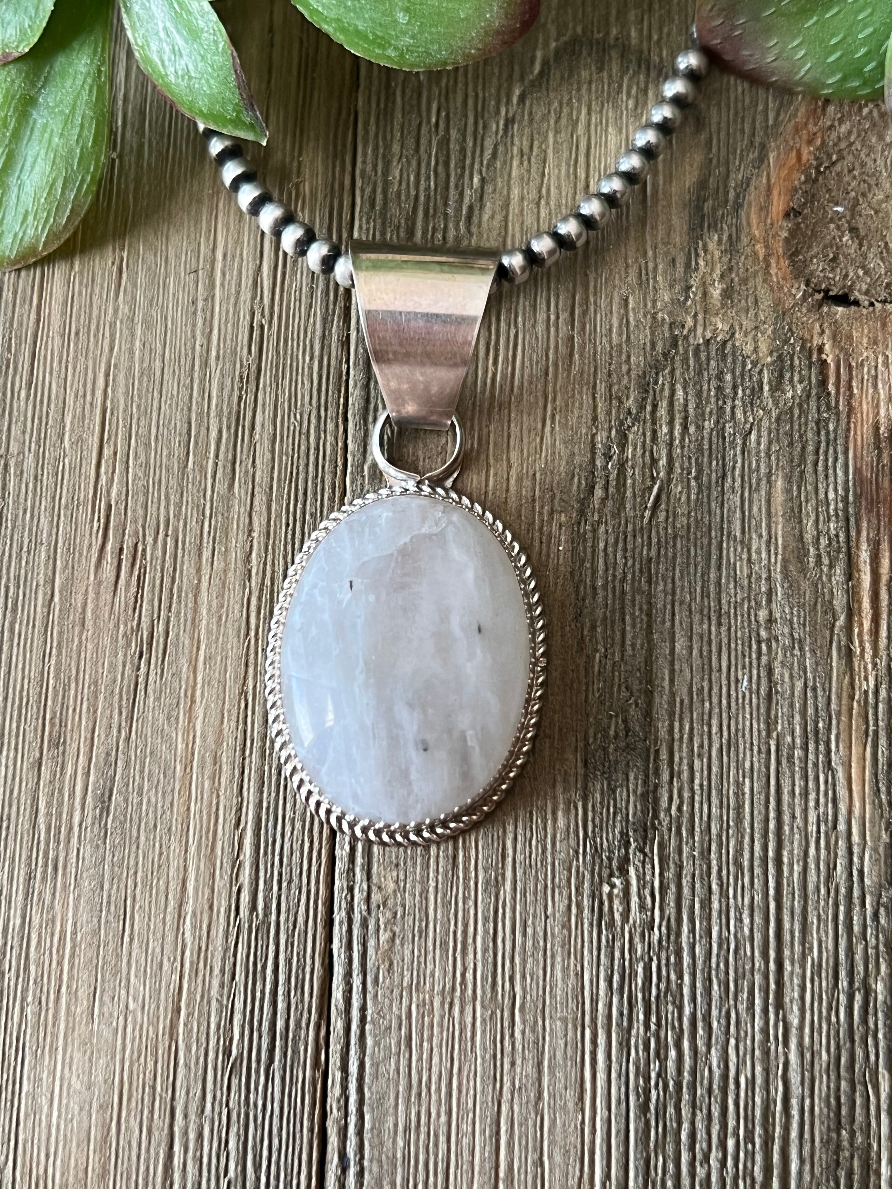 Reda Galvan Moonstone & Sterling Silver Pendant