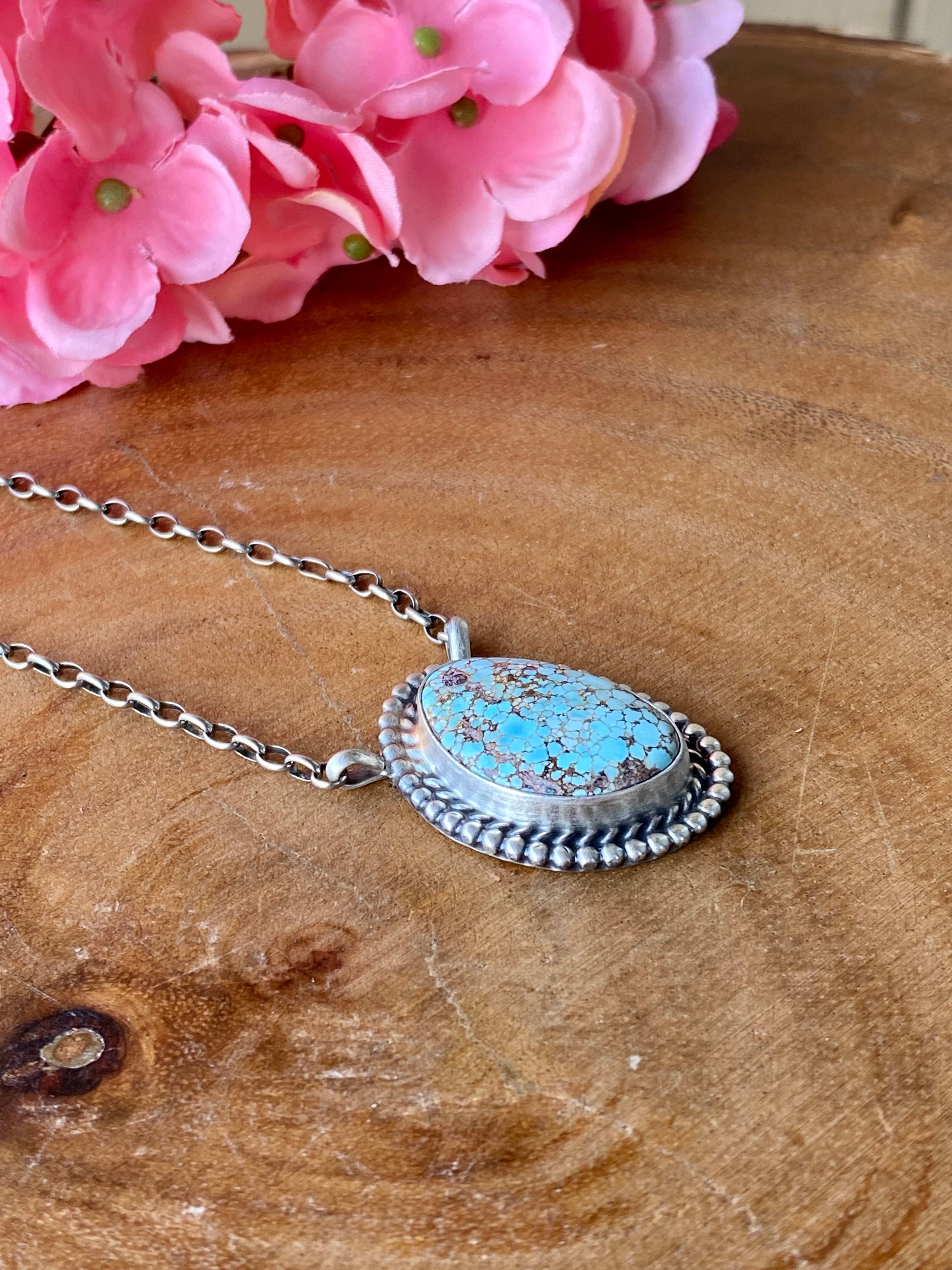 Robert Shakey Golden Hill’s Turquoise & Sterling Silver Necklace