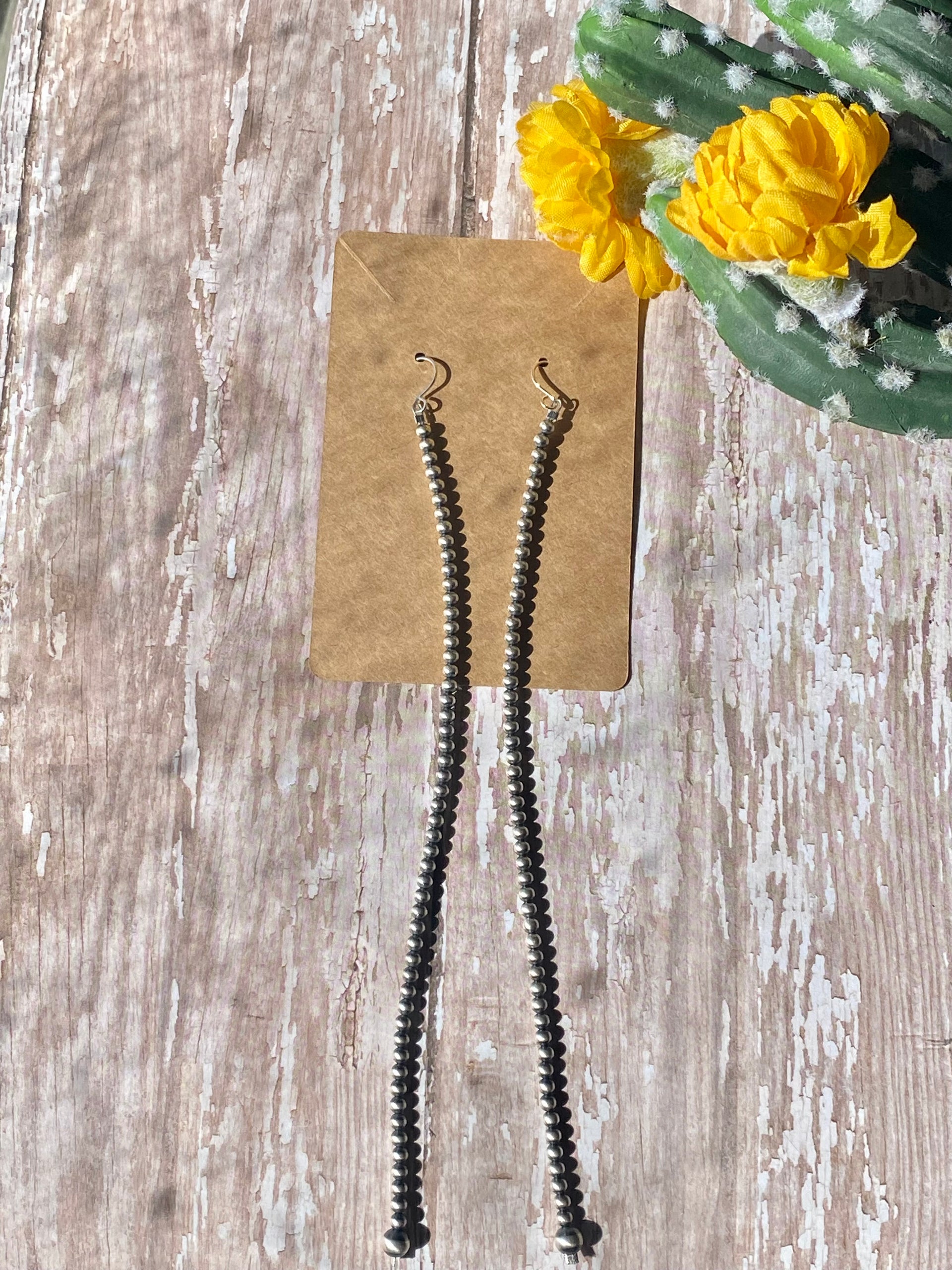 Mason Lee Sterling Silver Pearl Dangle Earrings