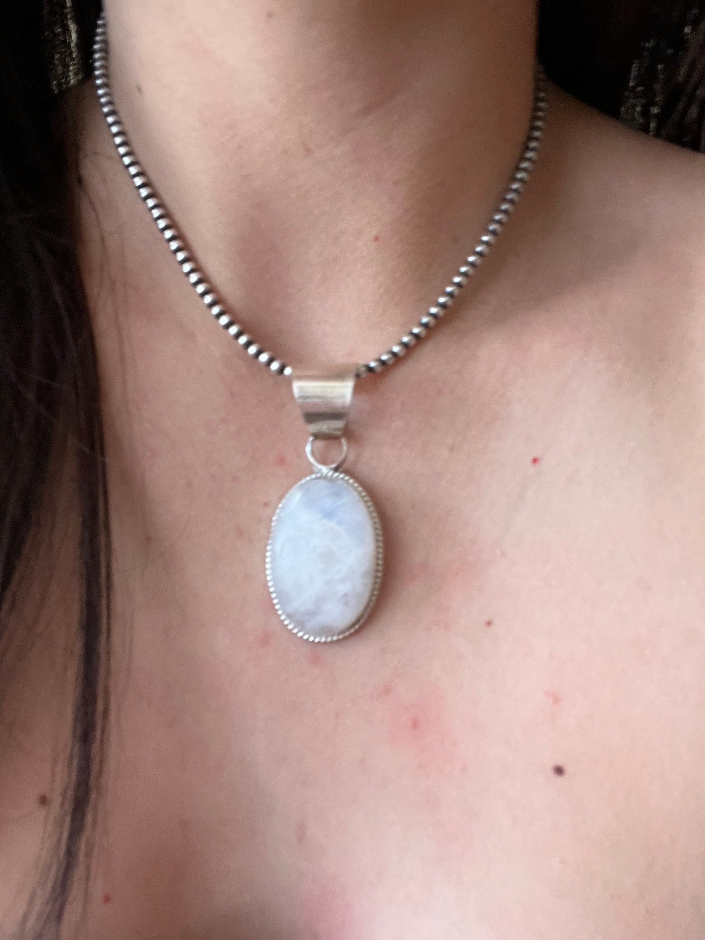 Reda Galvan Moonstone & Sterling Silver Pendant