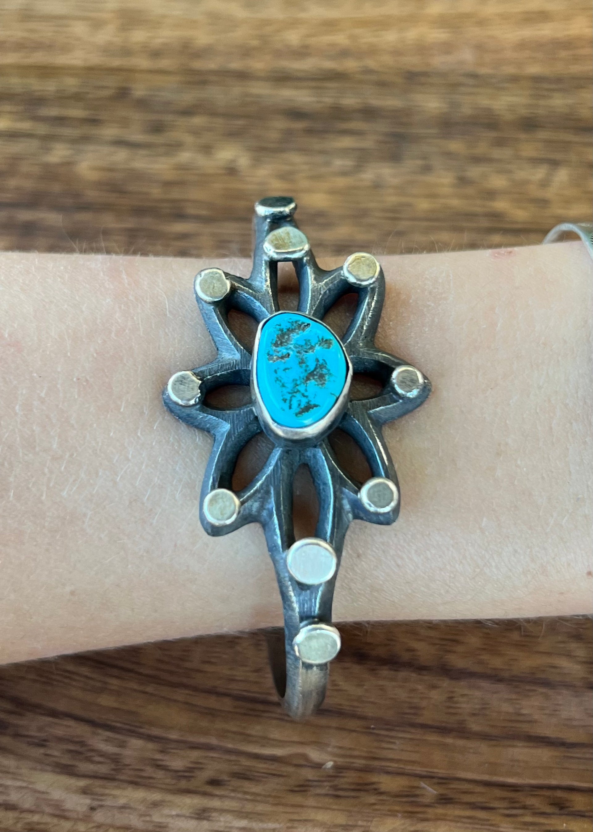 Chimney Butte Turquoise & Sterling Silver Cuff Bracelet