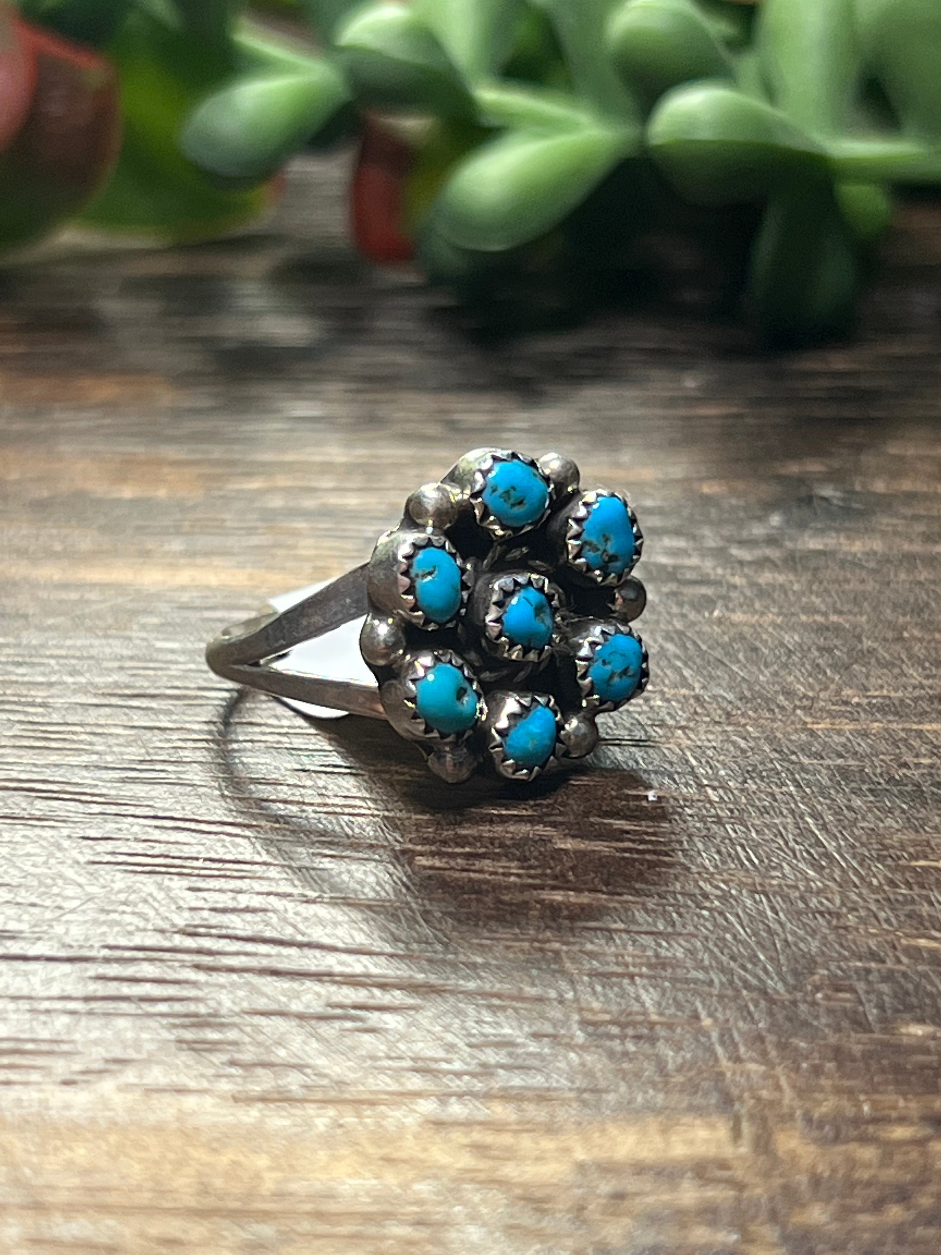 Tricia Leekety Kingman Turquoise & Sterling Silver Ring