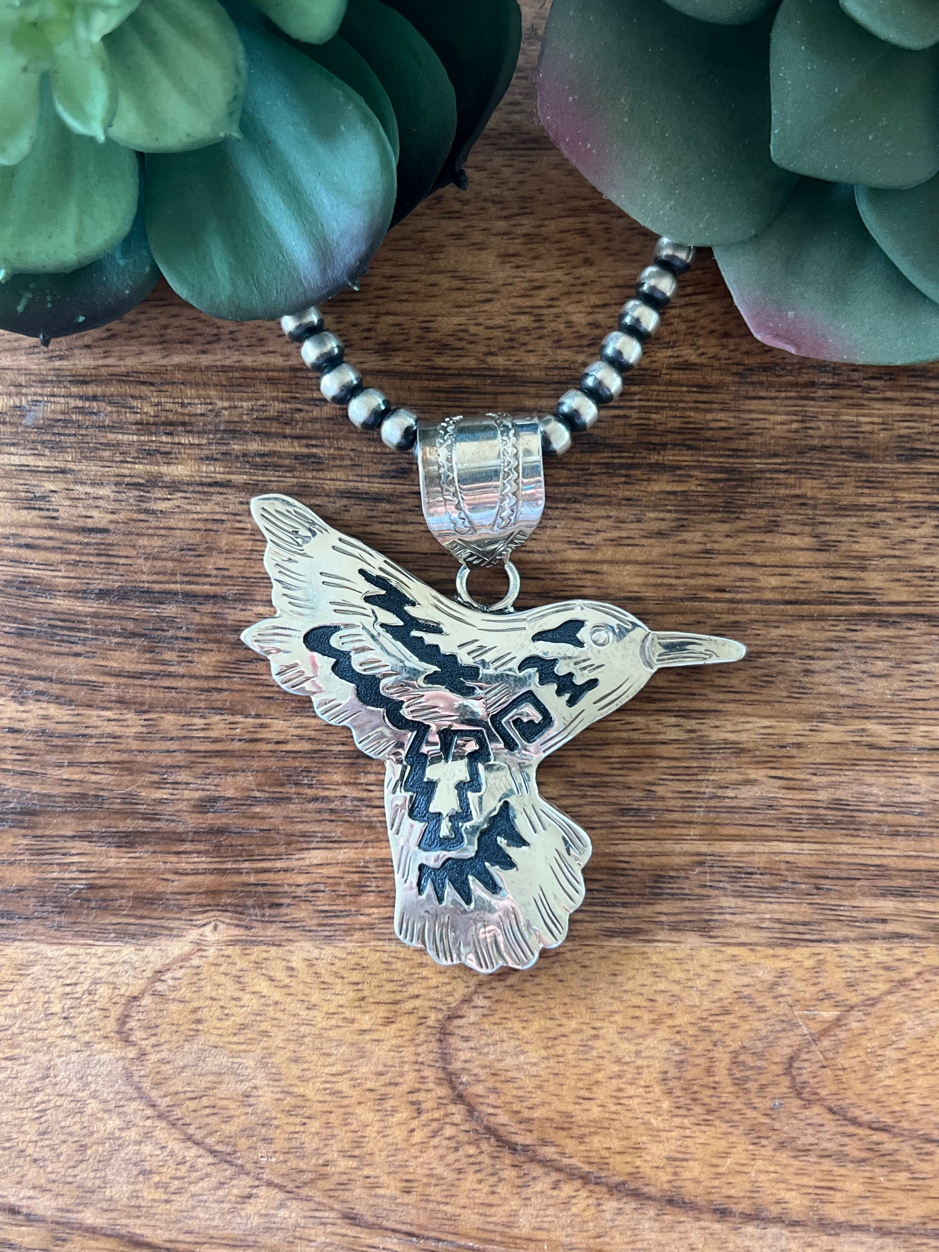 Alonzo Mariano Sterling Silver Bird Pendant