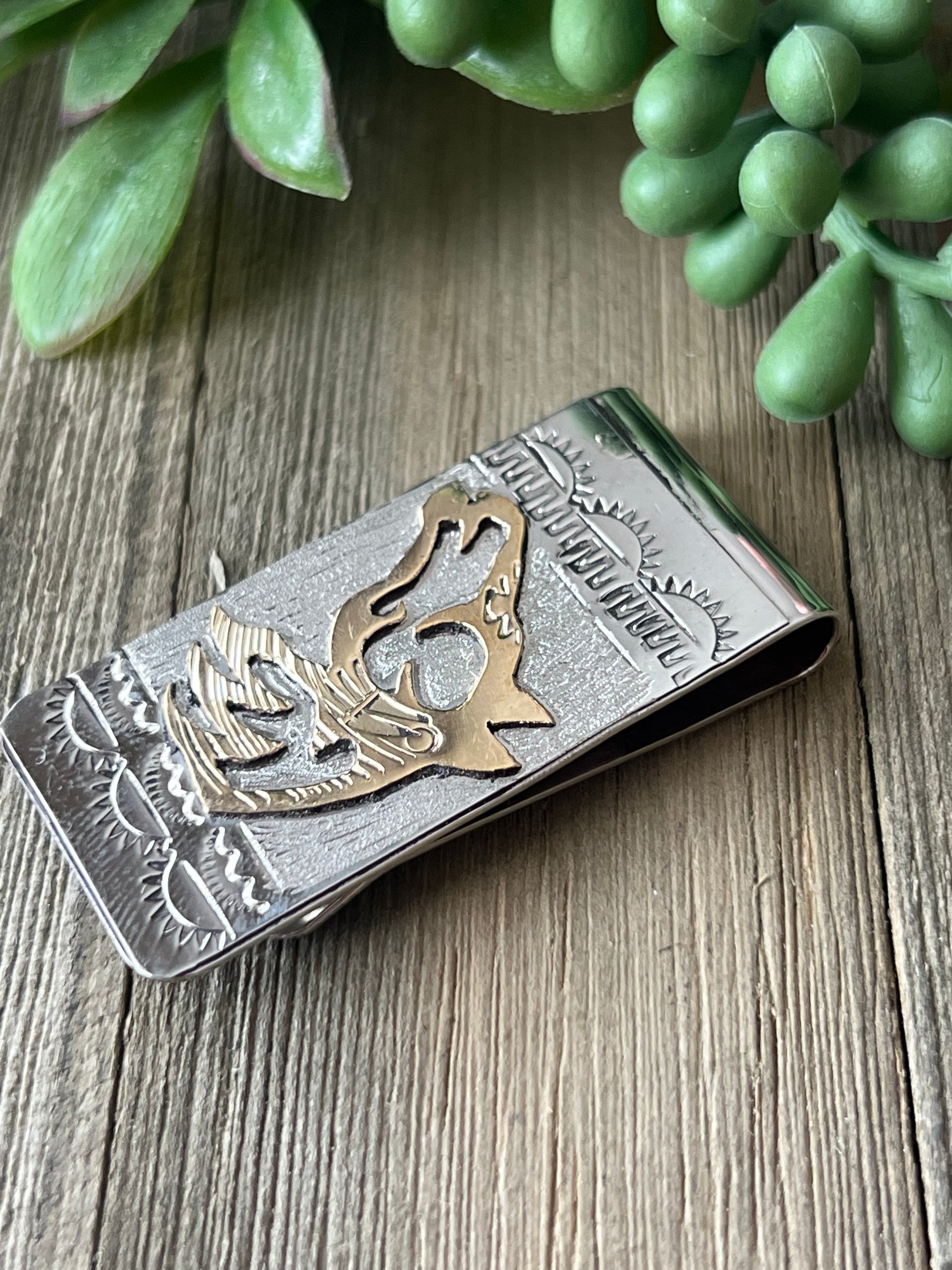 Genevieve Jones 12K Gold Filled & Sterling Silver Money Clip