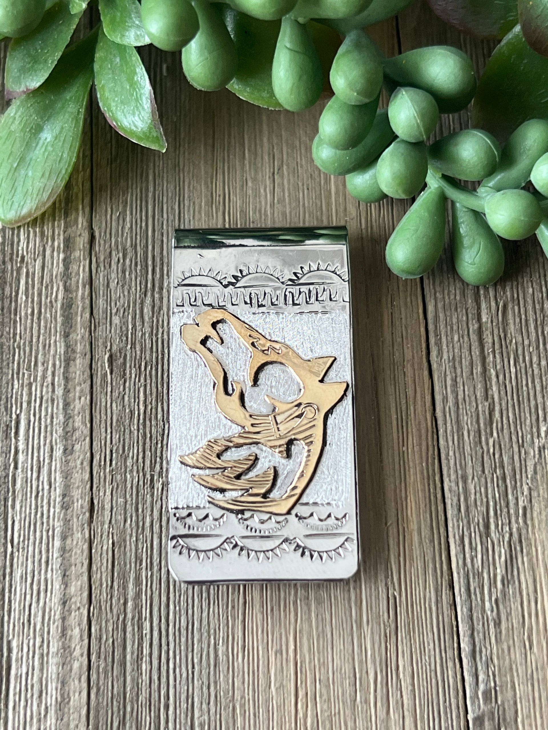Genevieve Jones 12K Gold Filled & Sterling Silver Money Clip
