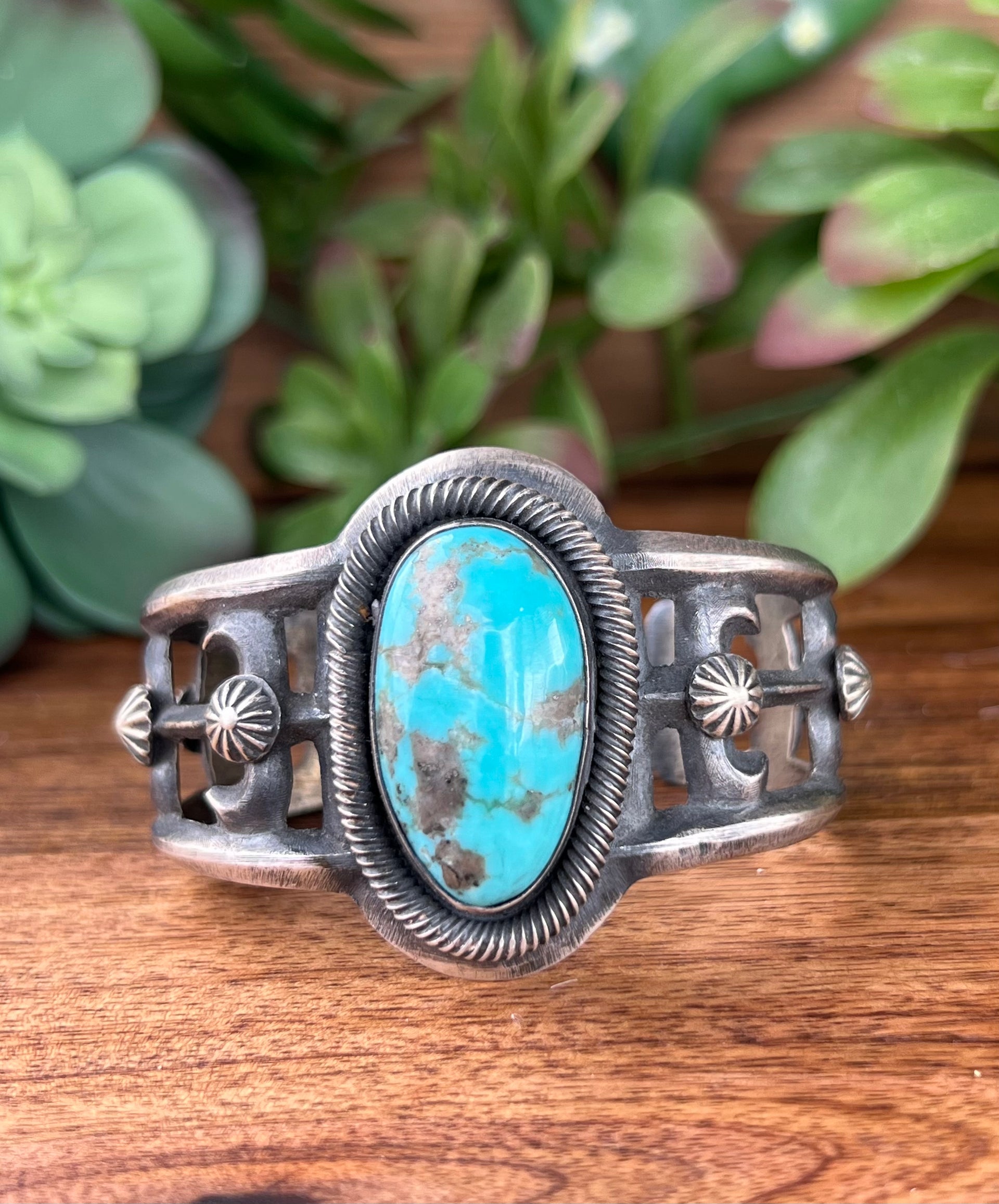 Chimney Butte Kingman Turquoise & Sterling Silver Cuff Bracelet