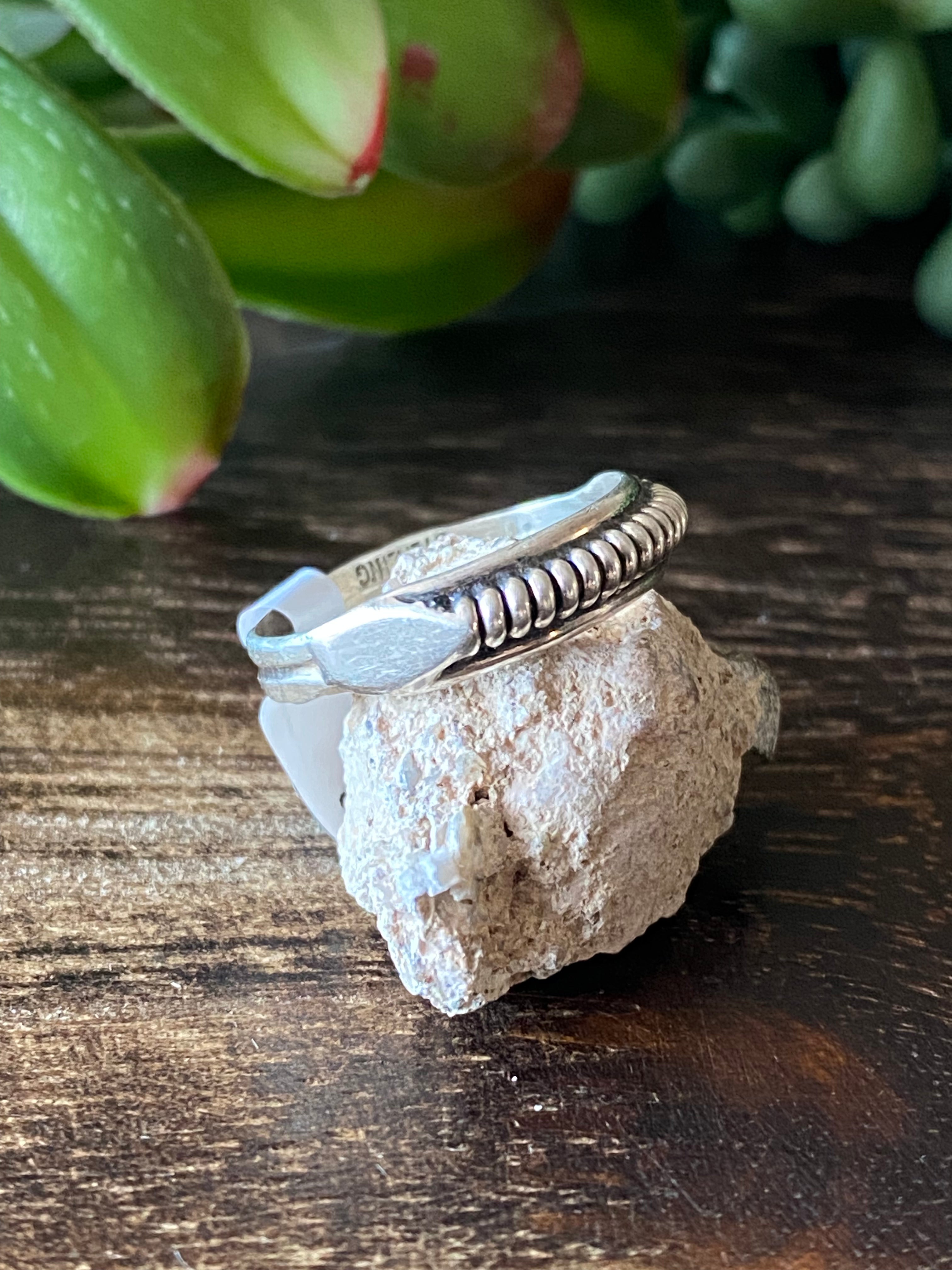 Navajo Made Sterling Silver Ring Size 9