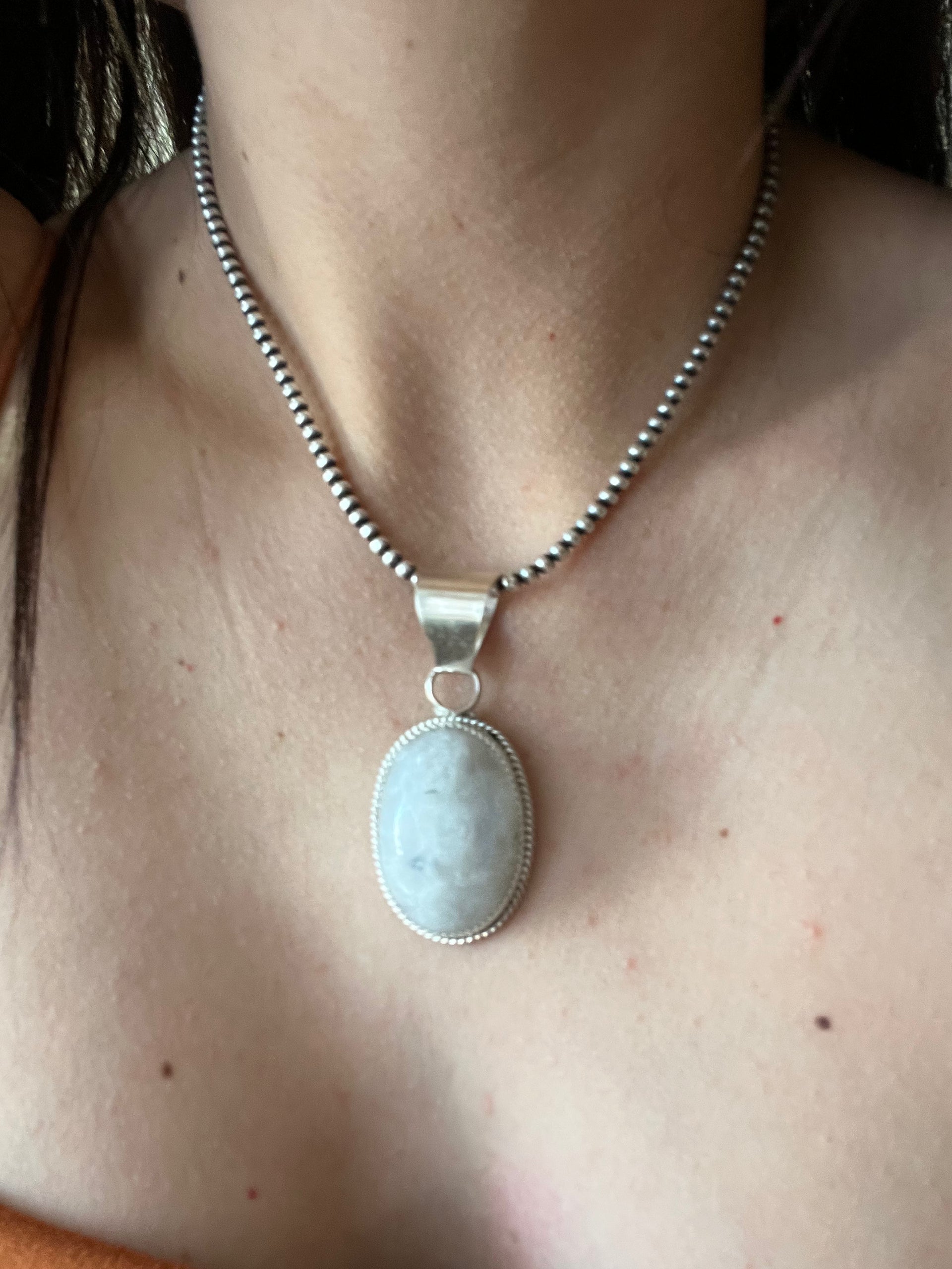Reda Galvan Moonstone & Sterling Silver Pendant