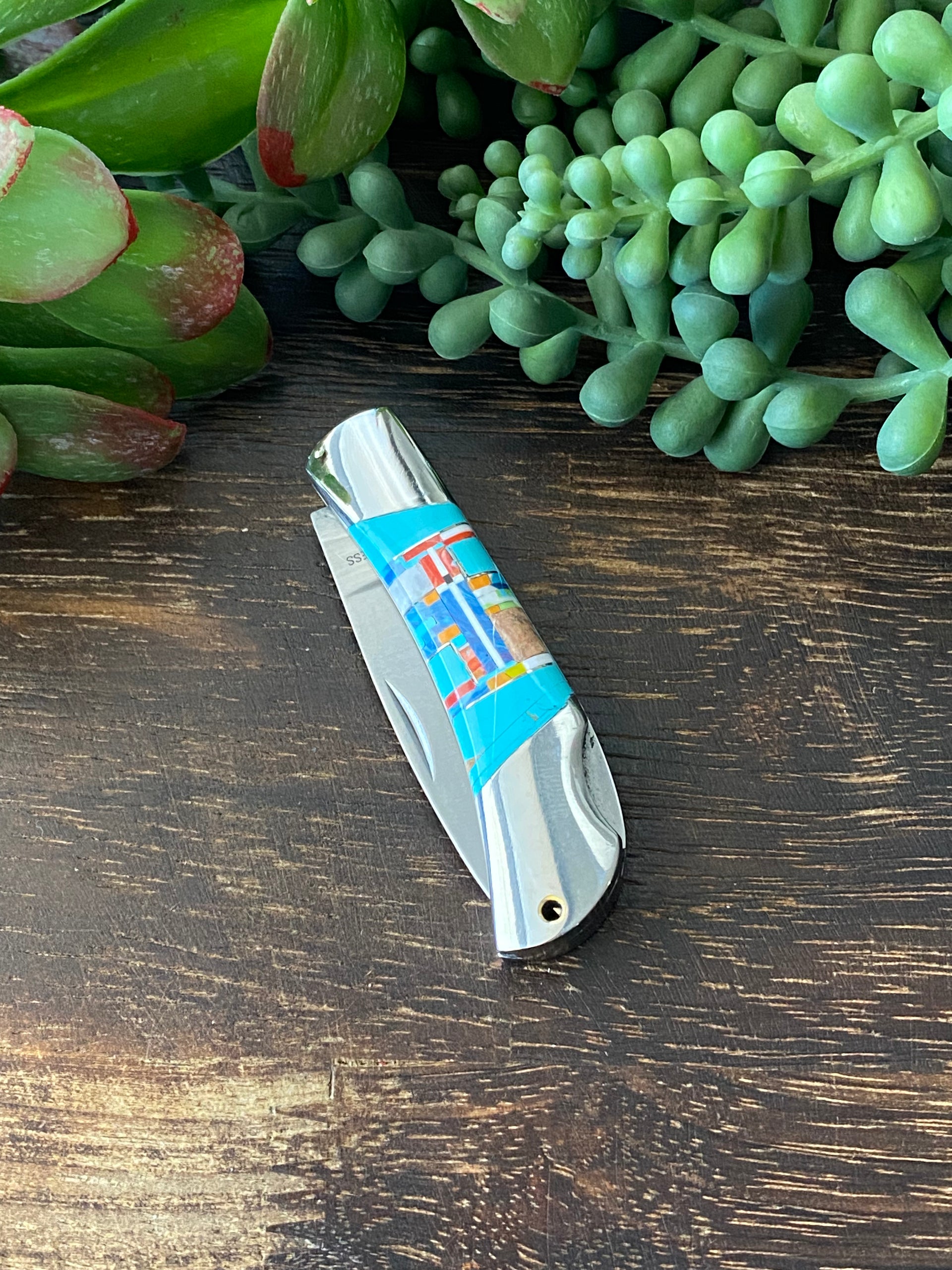Southwest Made Stainless Steel Pocket Knife