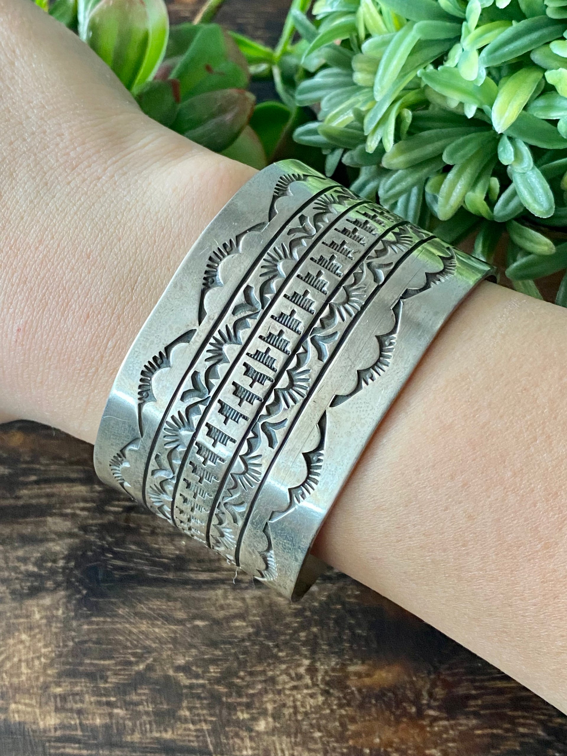 Rick Enriquez Sterling Silver Cuff Bracelet