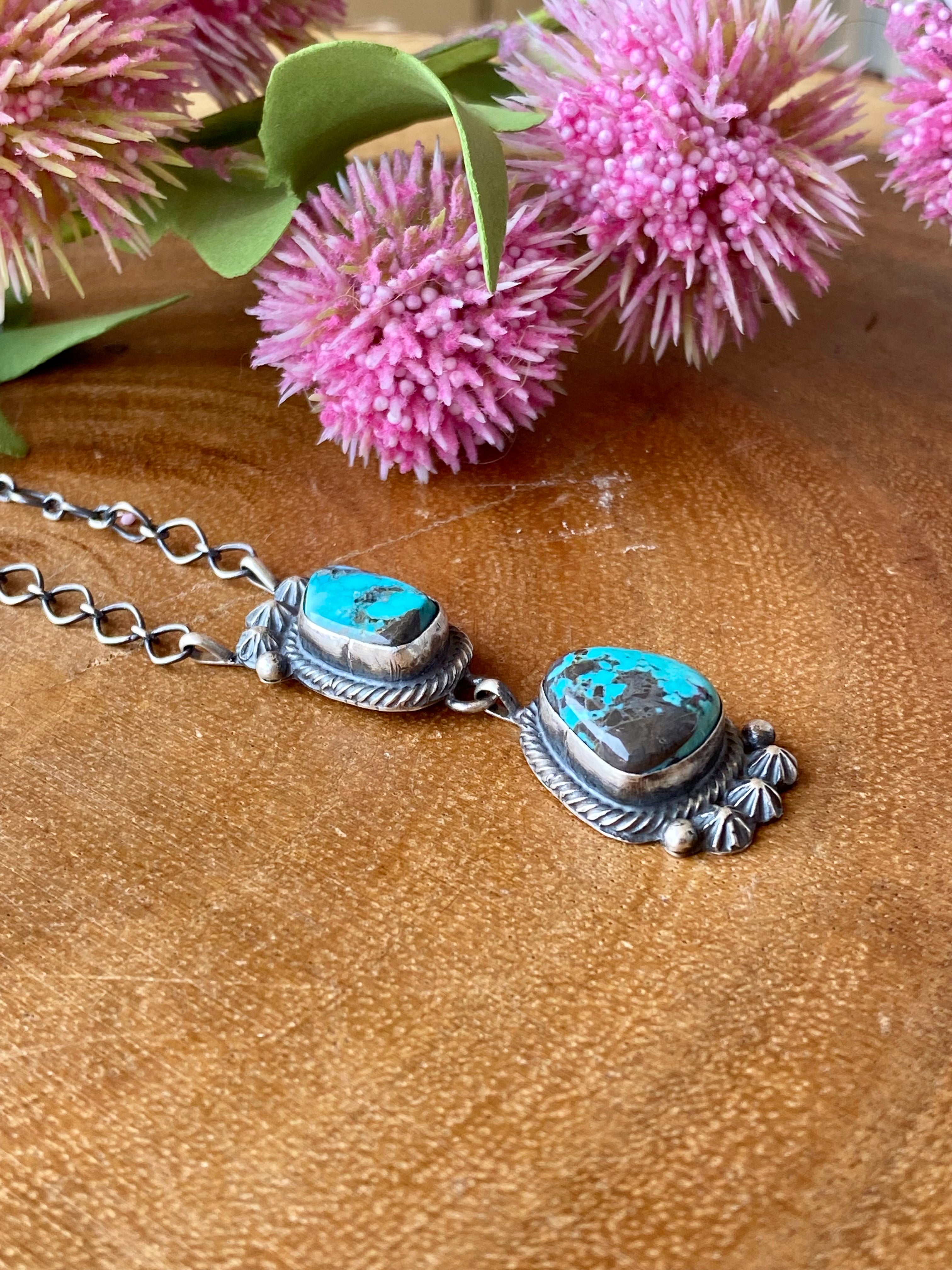 Debra Smith Kingman Turquoise & Sterling Silver Necklace