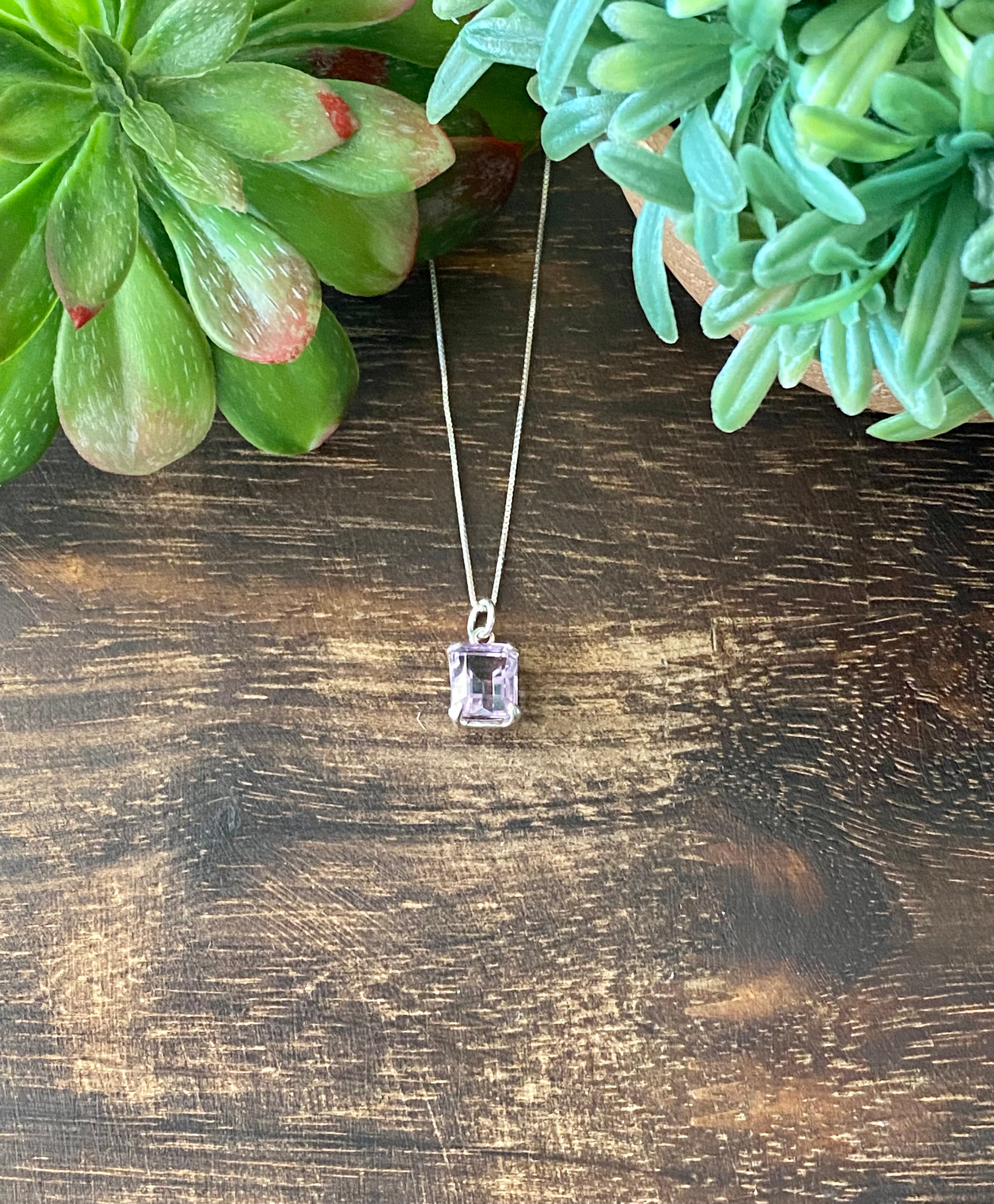 Russell Sam Amethysts & Sterling Silver Pendant