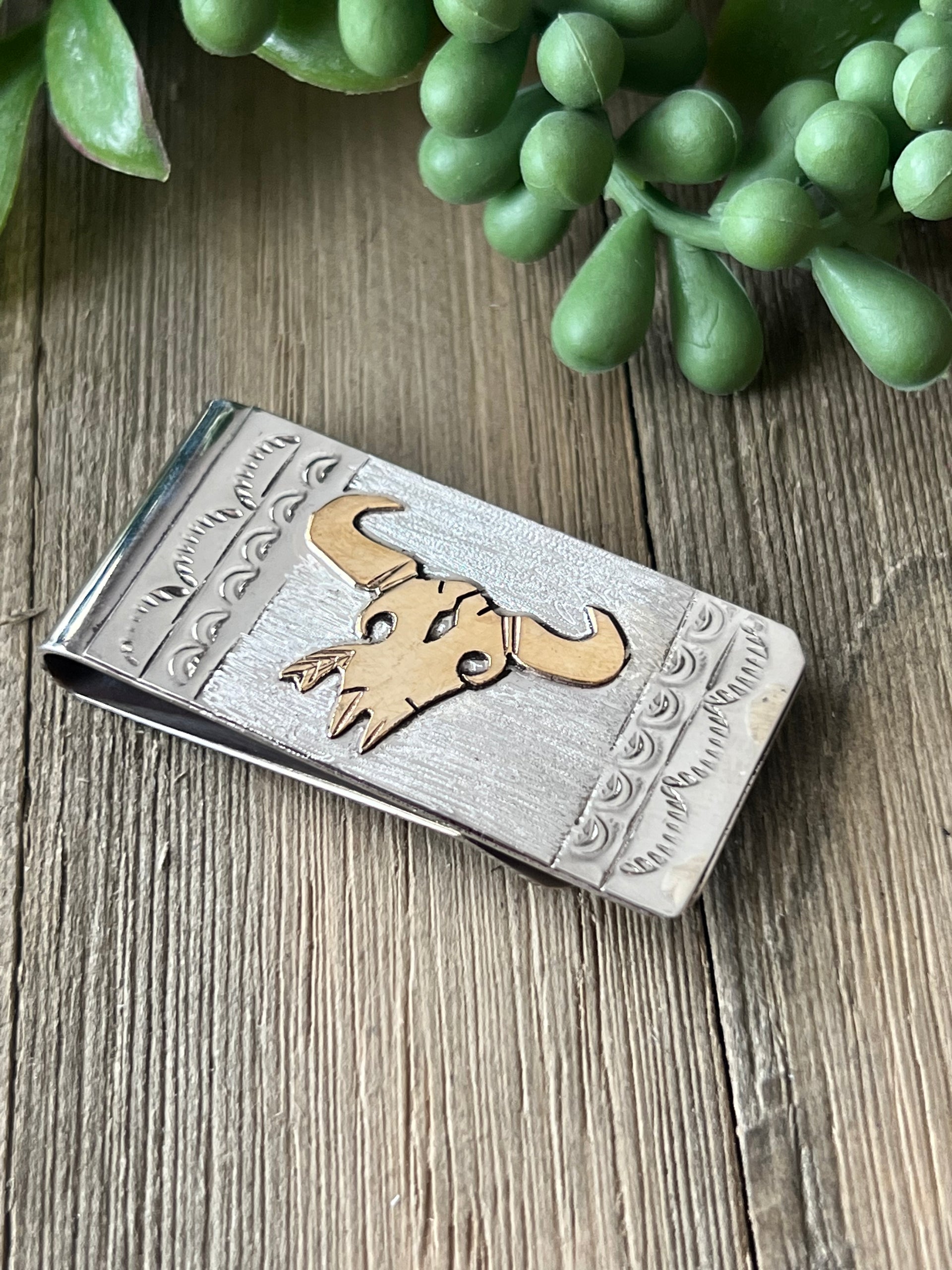 Genevieve Jones 12K Gold Filled & Sterling Silver Money Clip