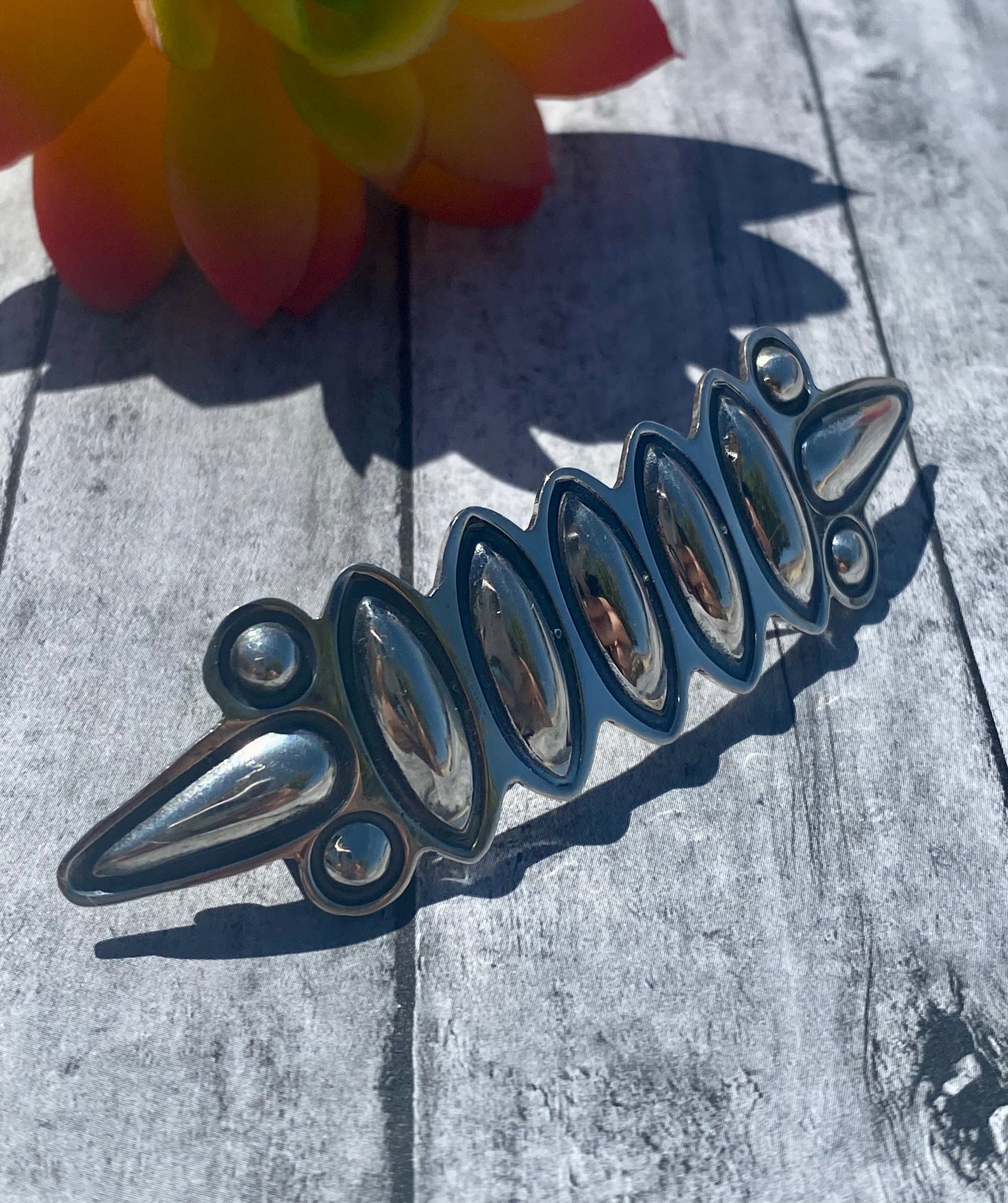 Alex Sanchez Sterling Silver Hair Barrette