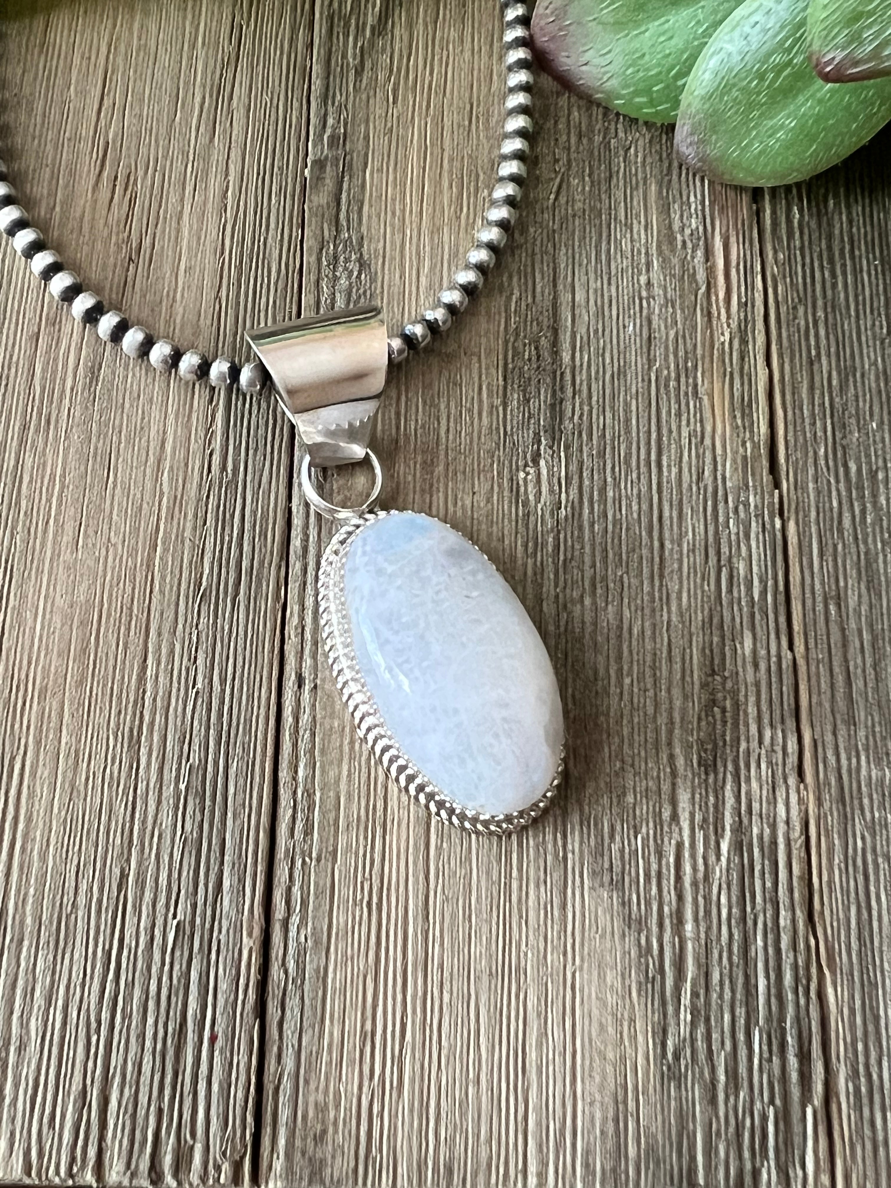 Reda Galvan Moonstone & Sterling Silver Pendant