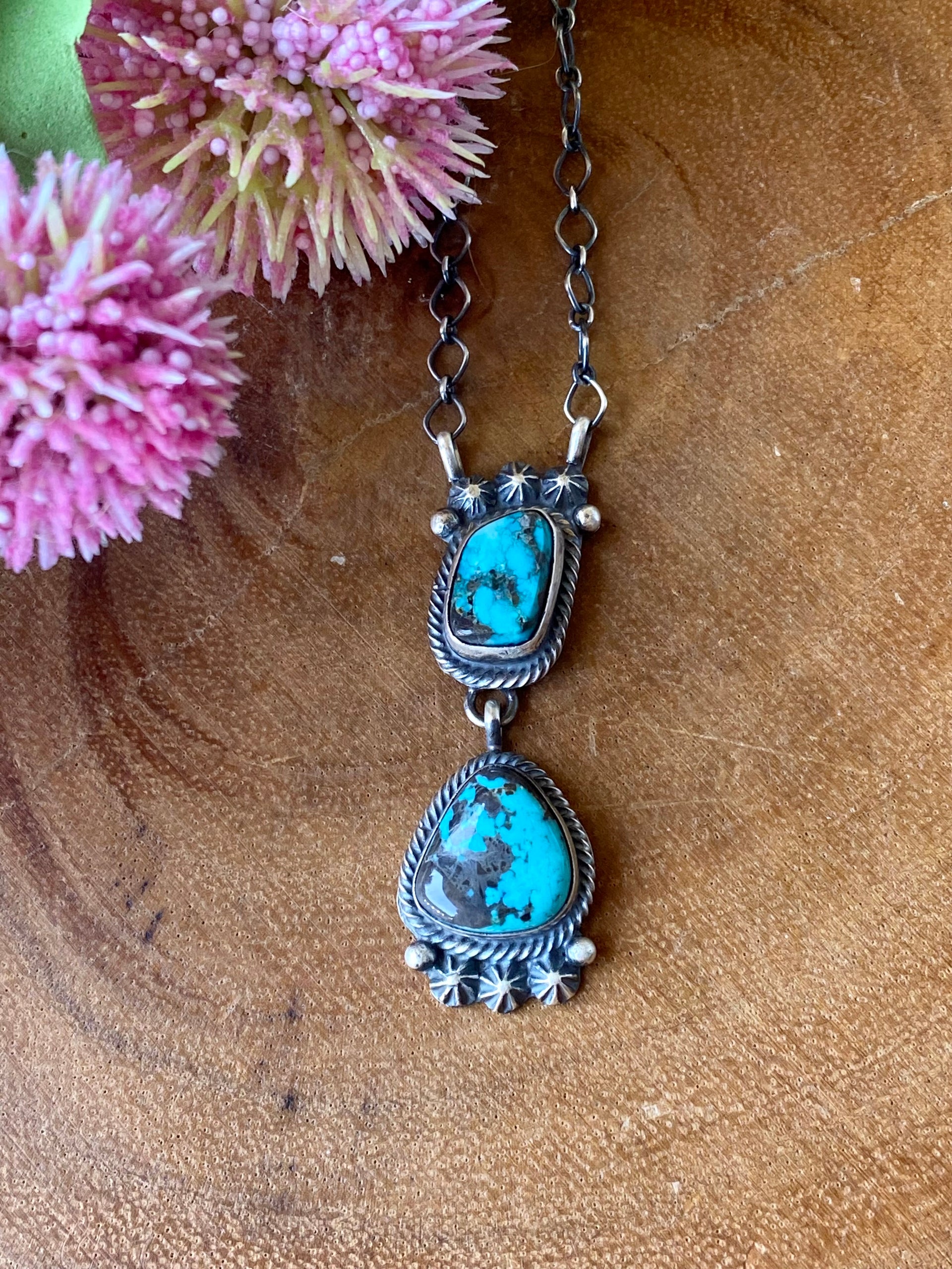Debra Smith Kingman Turquoise & Sterling Silver Necklace