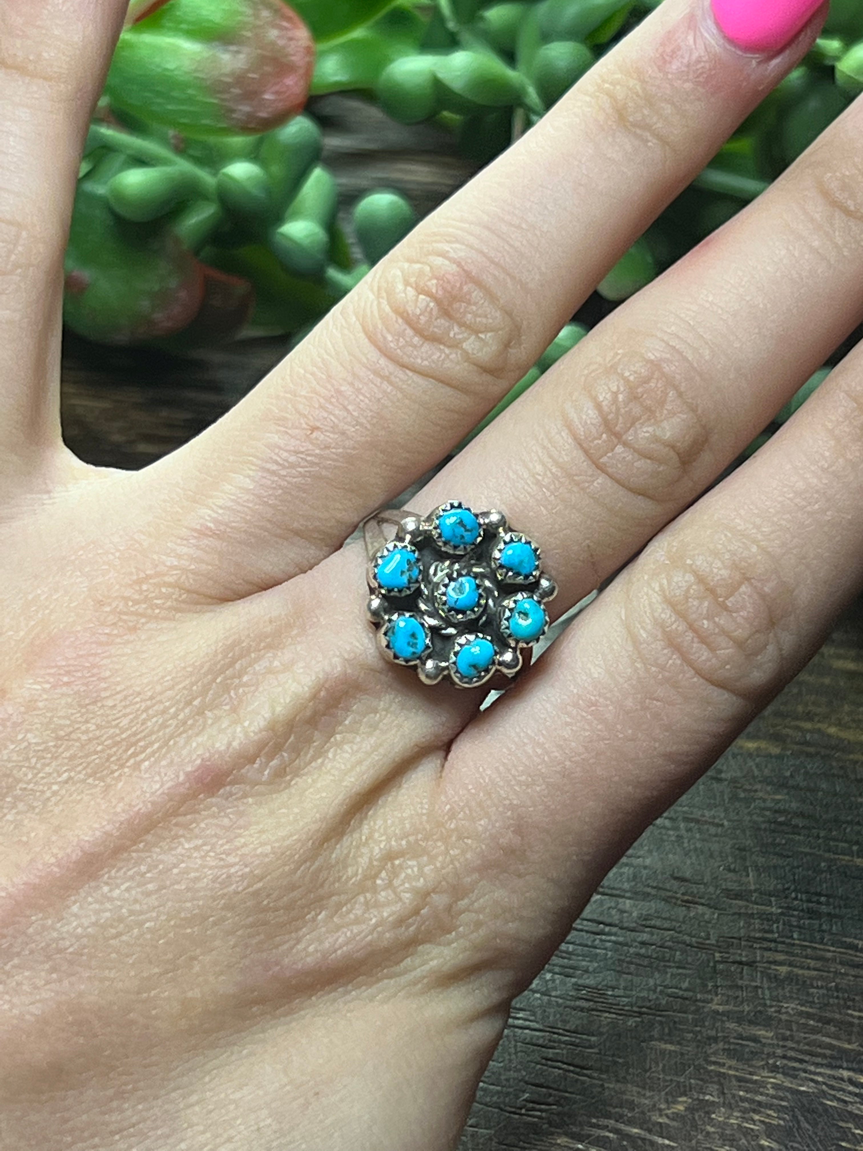 Tricia Leekety Kingman Turquoise & Sterling Silver Ring