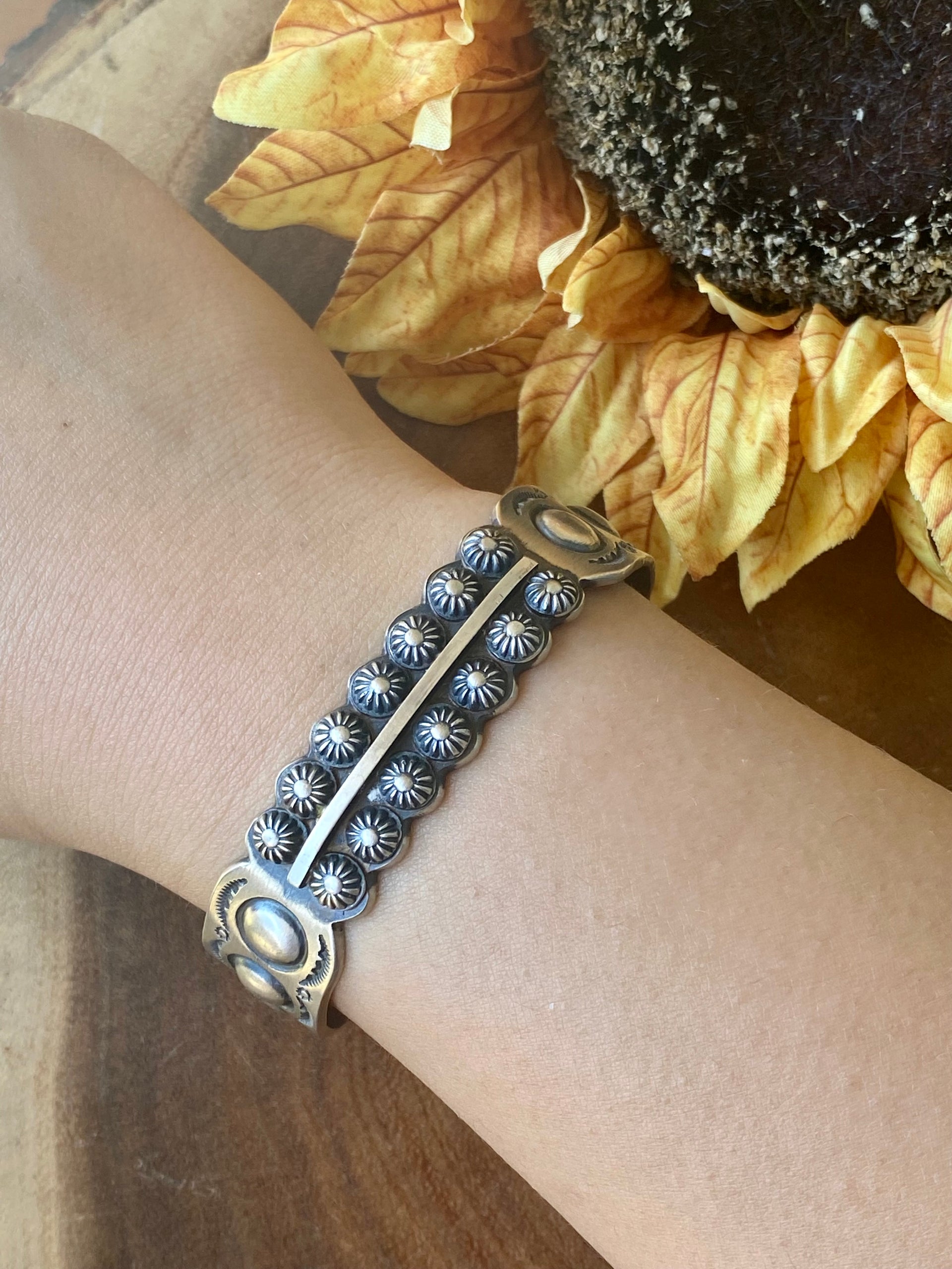Martha Cayatineto Sterling Silver Cuff Bracelet