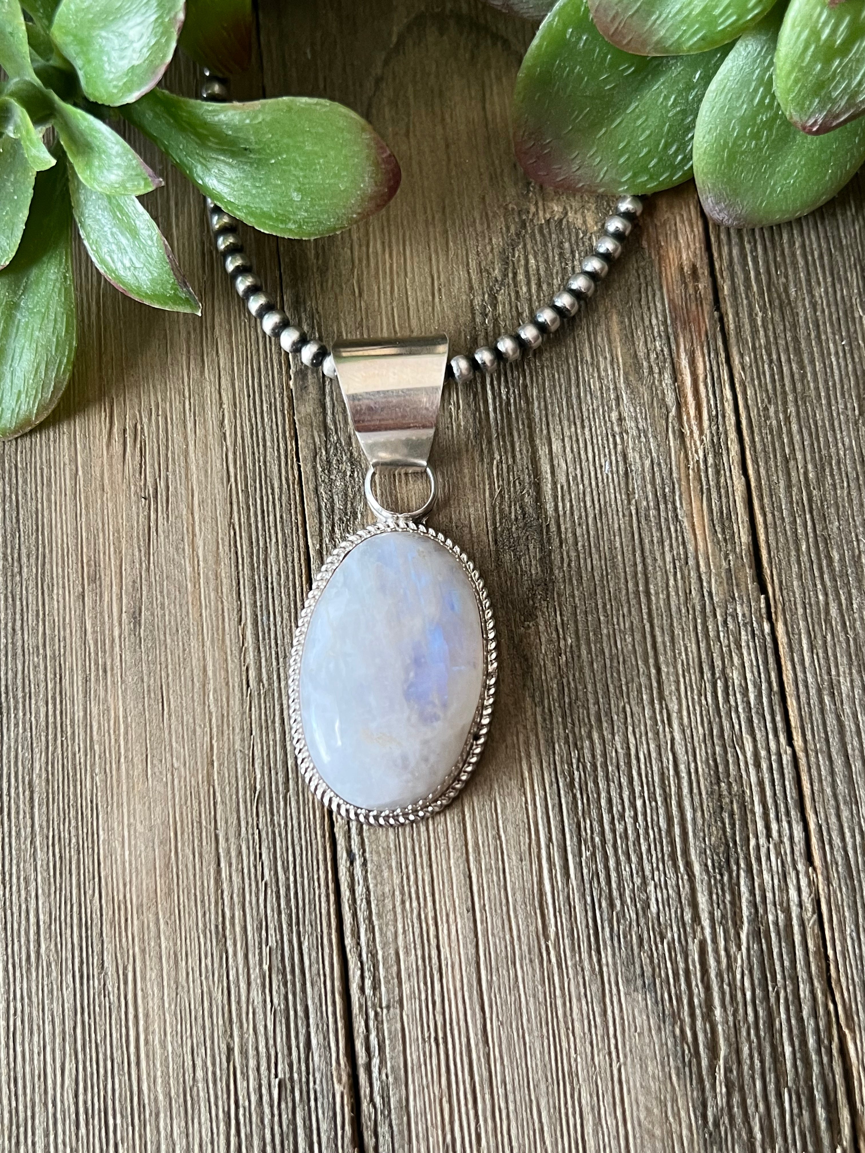 Reda Galvan Moonstone & Sterling Silver Pendant