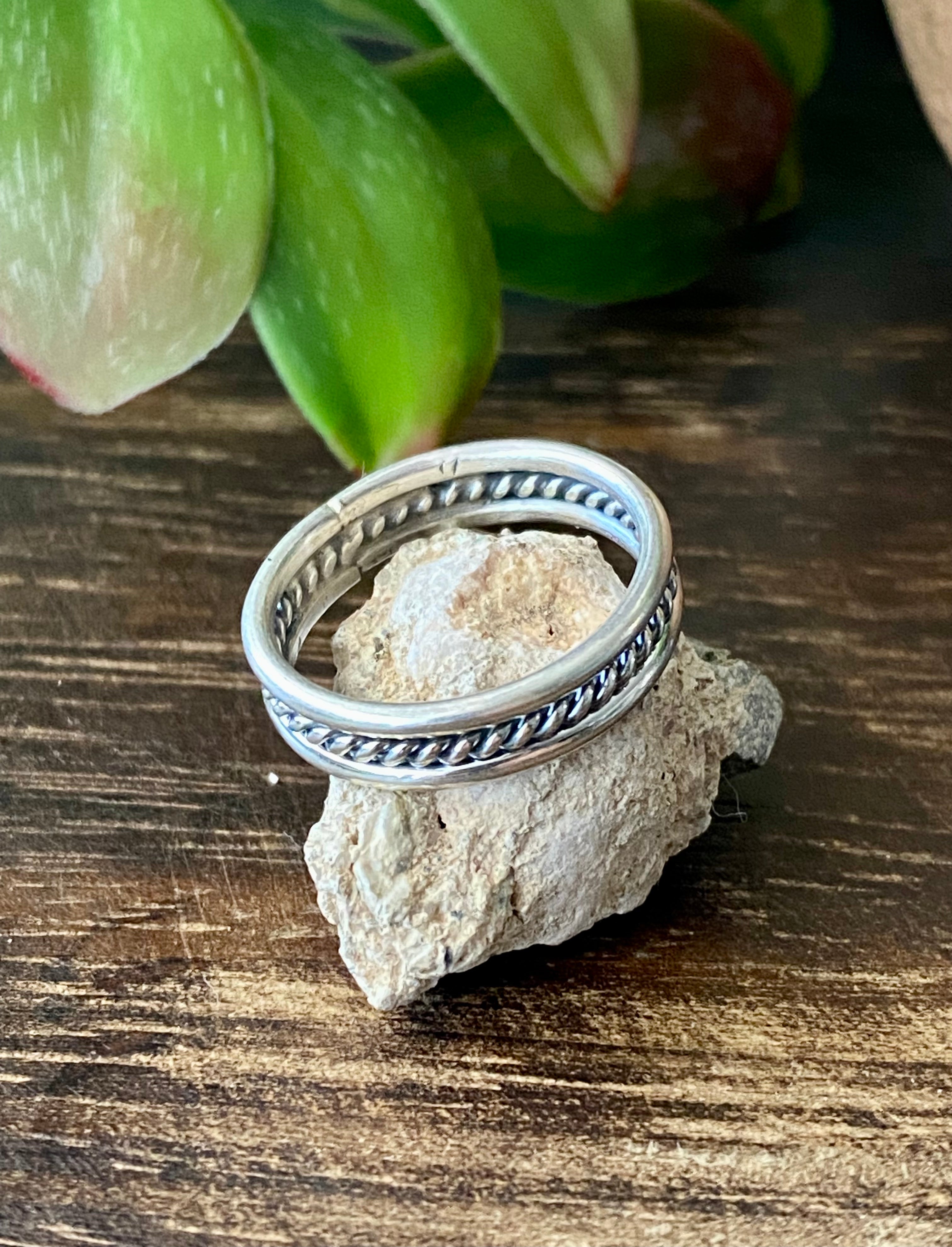 Navajo Made Sterling Silver Ring Size 6.5