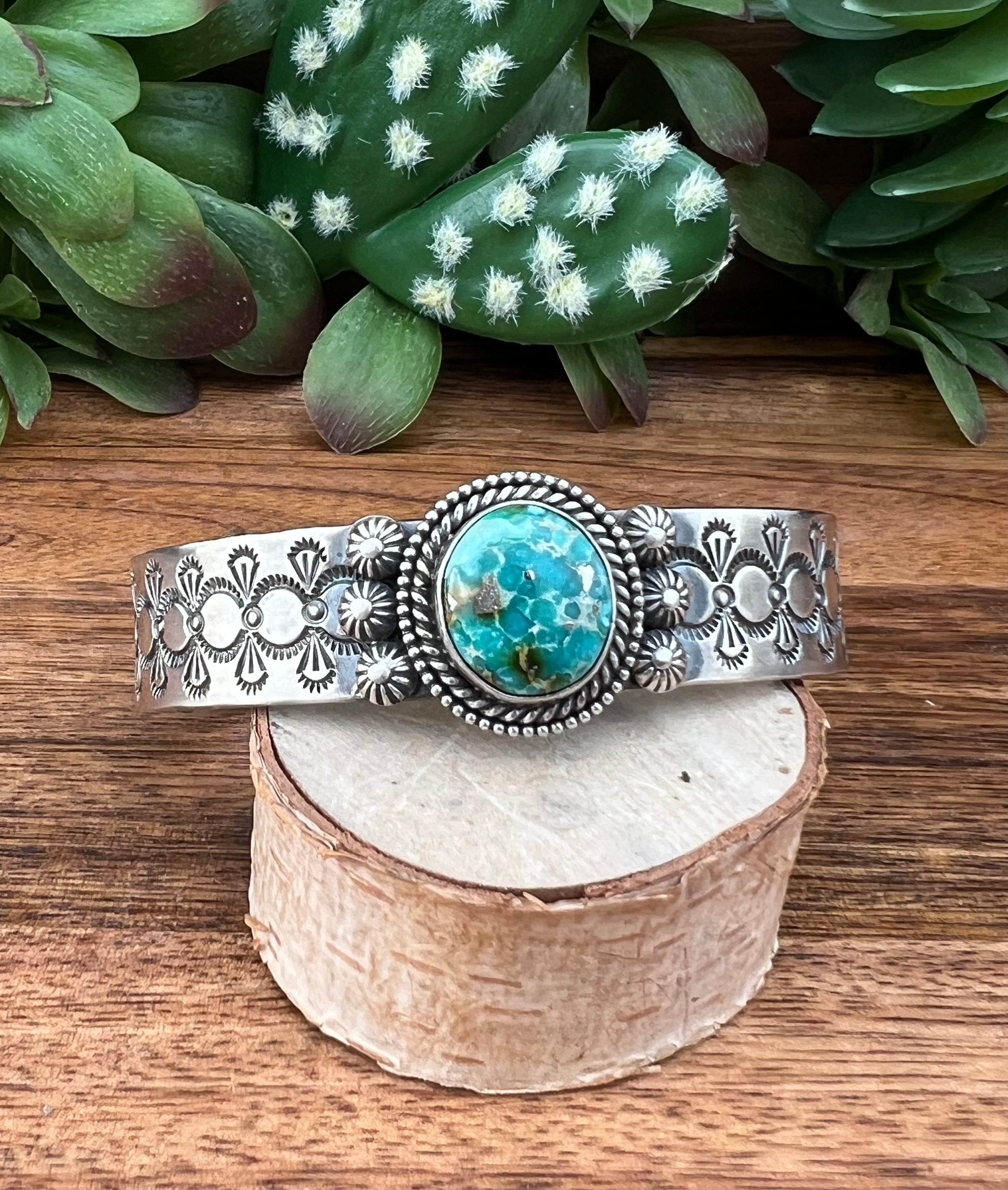 Mike Calladitto Sonoran Mountain Turquoise & Sterling Silver Cuff Bracelet