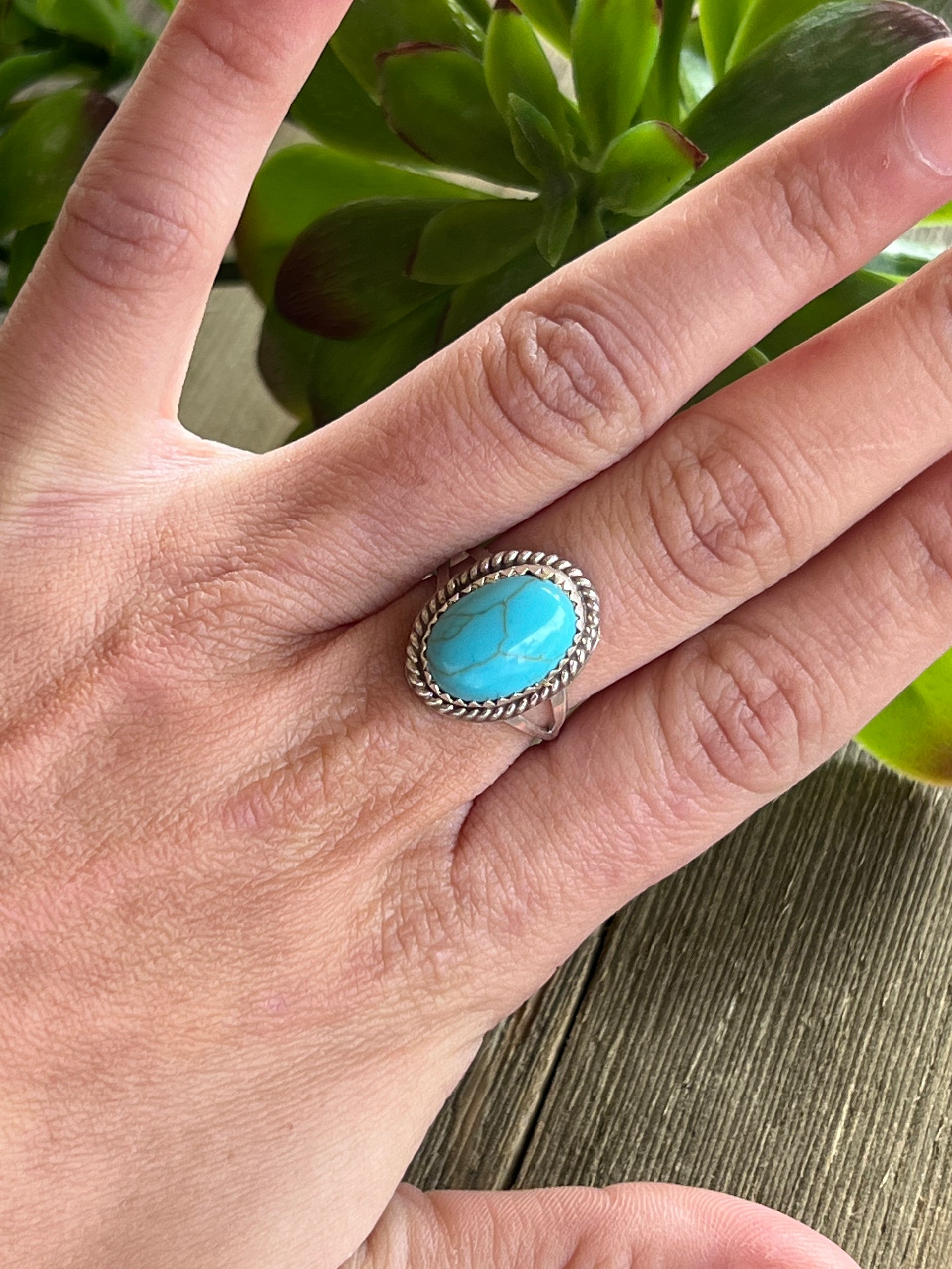 Bobby Martinez Sterling Silver Ring Size 7.5